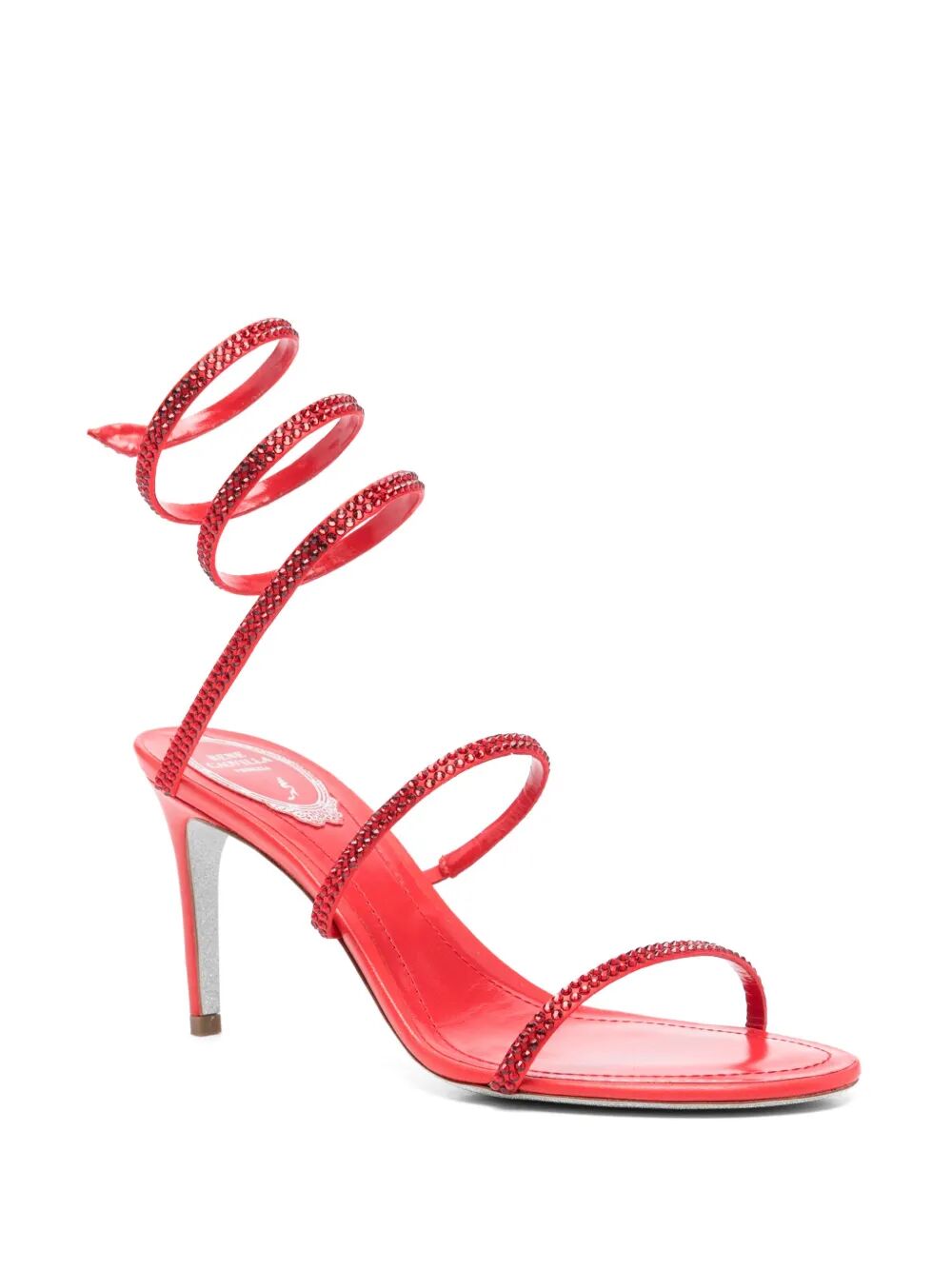 CLEO 80 SANDALS WITH CRYSTALS C12369080R001V133REDSTRASS (RENE CAOVILLA / サンダル ) | RENE CAOVILLA (レネ カオヴィラ)(1)