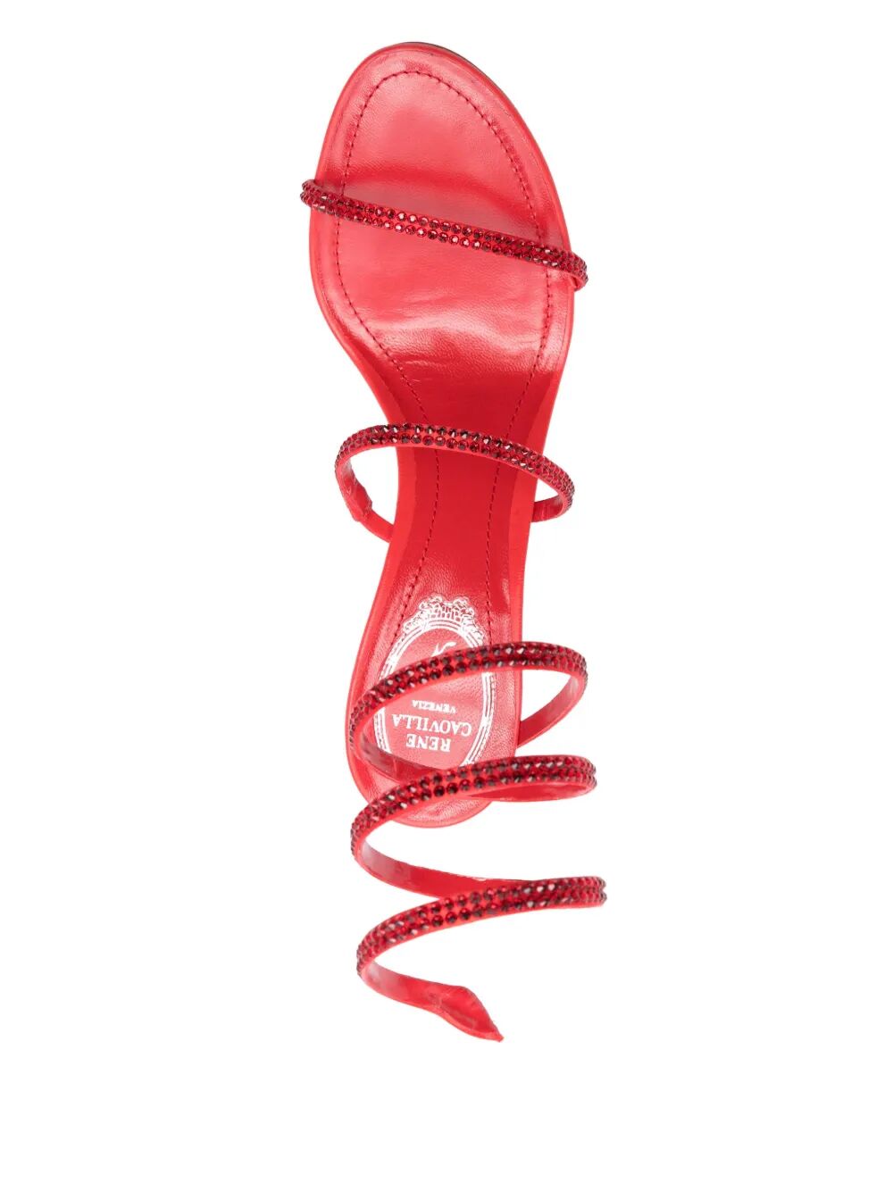 CLEO 80 SANDALS WITH CRYSTALS C12369080R001V133REDSTRASS (RENE CAOVILLA / サンダル ) | RENE CAOVILLA (レネ カオヴィラ)(3)