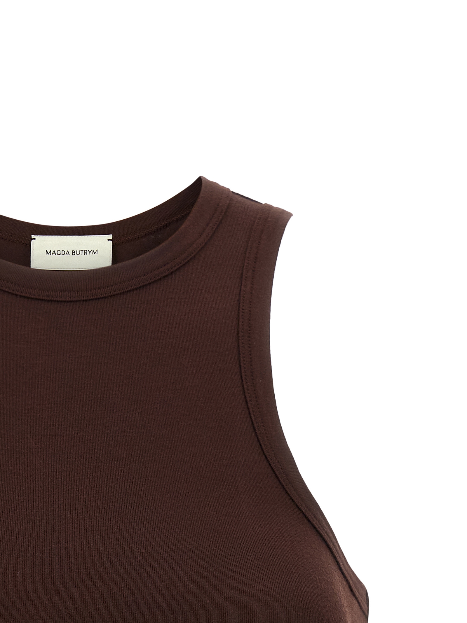 '05' top 166526BROWN (MAGDA BUTRYM / タンクトップ・キャミソール ) | MAGDA BUTRYM (マグダブトリム)(2)