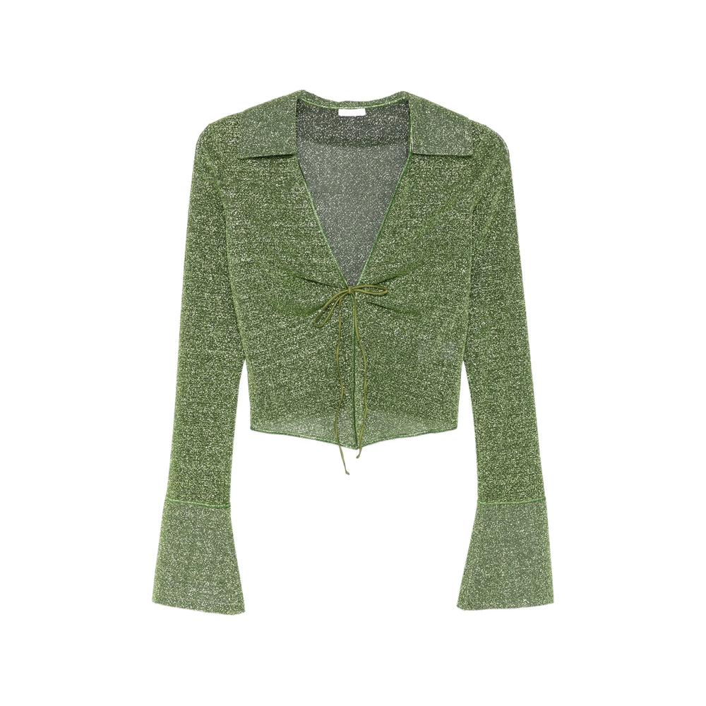 Shirt Oséree LSHS261LUREXGREEN (Oséree / シャツ・ブラウス ) | Oséree (オスレー)