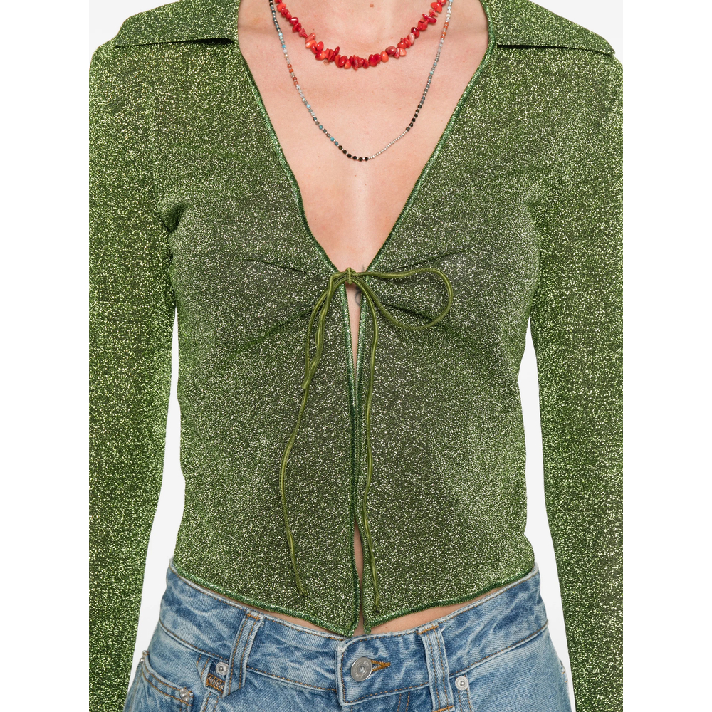 Shirt Oséree LSHS261LUREXGREEN (Oséree / シャツ・ブラウス ) | Oséree (オスレー)(1)