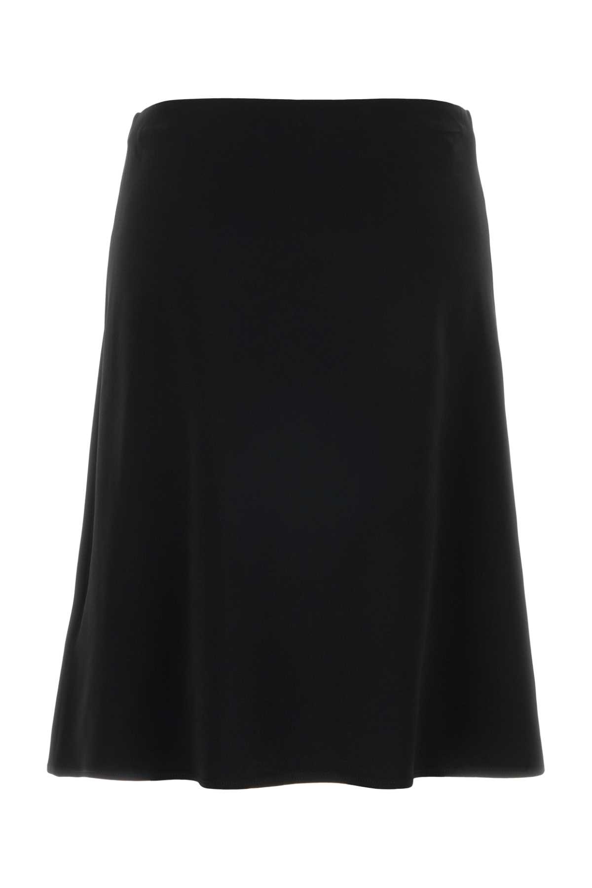 Black satin skirt 10230311A101941B000 (VERSACE / スカート ) | VERSACE (ヴェルサーチェ)(1)