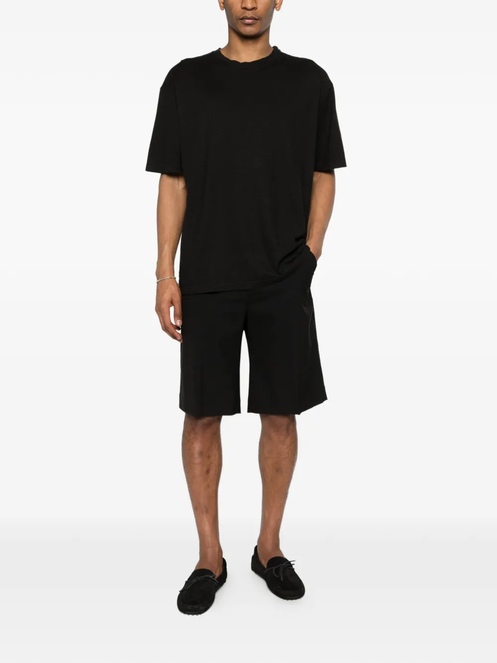 120% LINO T-shirts and Polos Black 33ALIM79I2000G308S01S0065R (120% lino / Tシャツ・カットソー ) | 120% lino (120% リノ)(1)