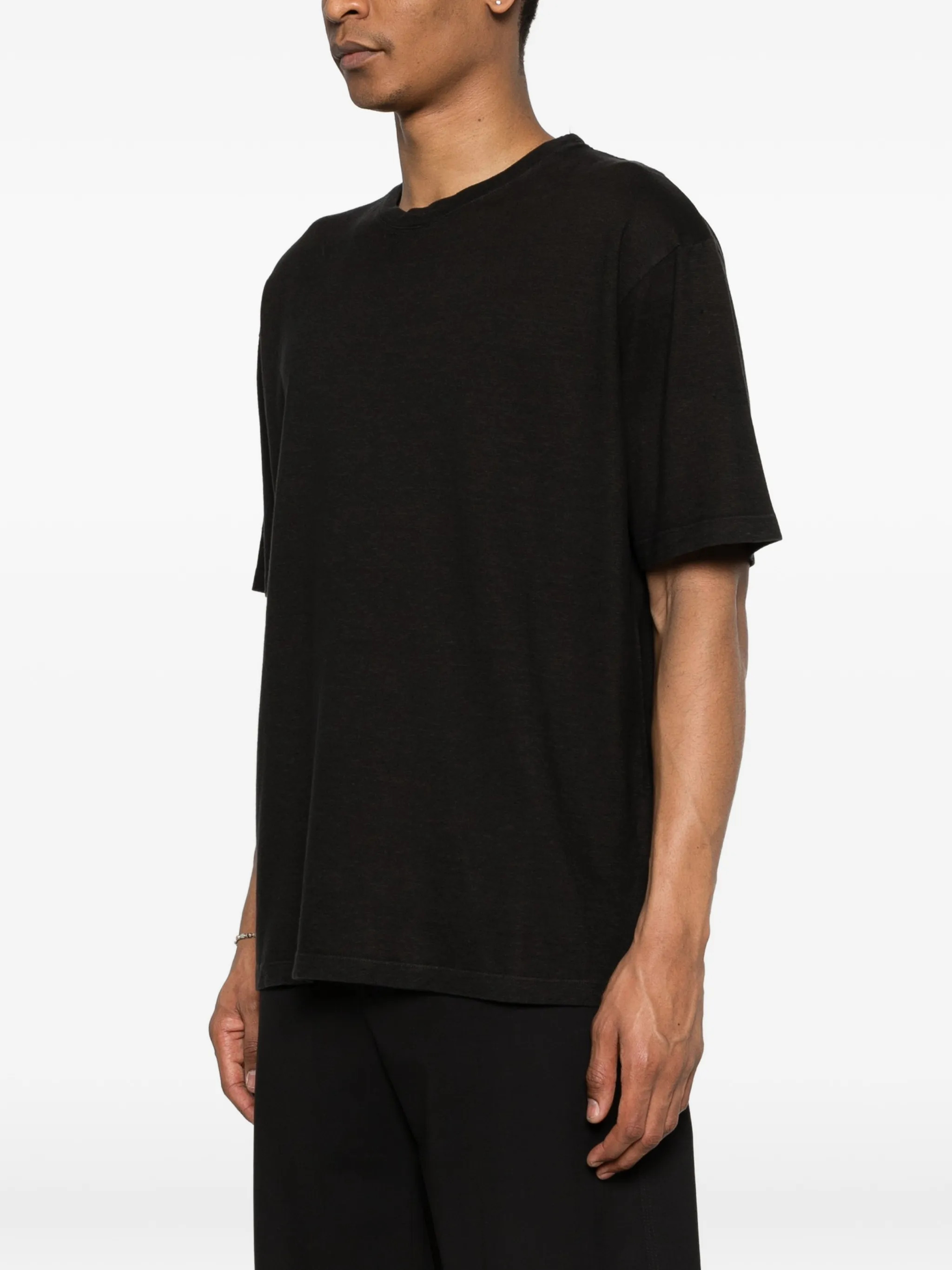 120% LINO T-shirts and Polos Black 33ALIM79I2000G308S01S0065R (120% lino / Tシャツ・カットソー ) | 120% lino (120% リノ)(2)