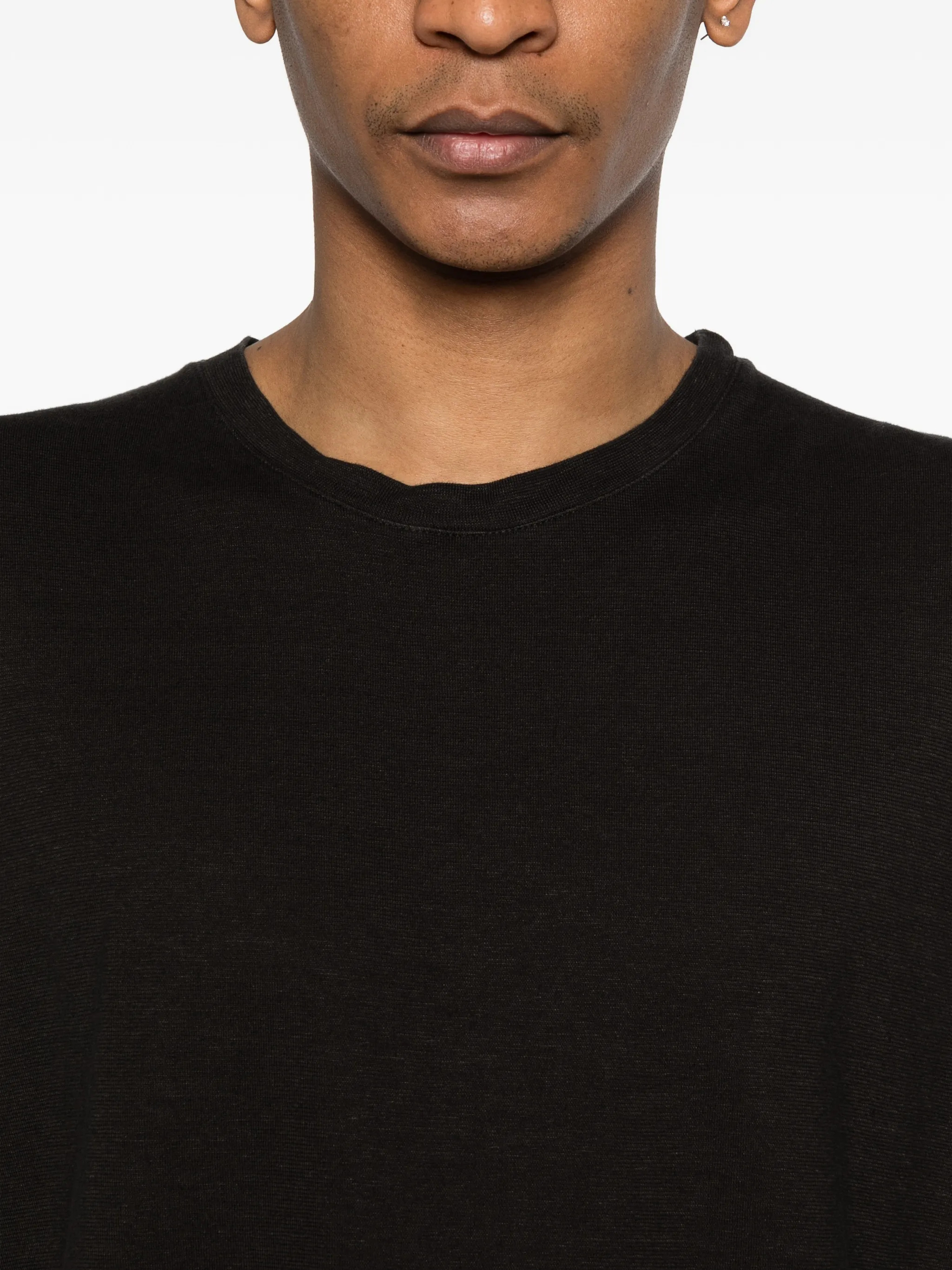 120% LINO T-shirts and Polos Black 33ALIM79I2000G308S01S0065R (120% lino / Tシャツ・カットソー ) | 120% lino (120% リノ)(4)