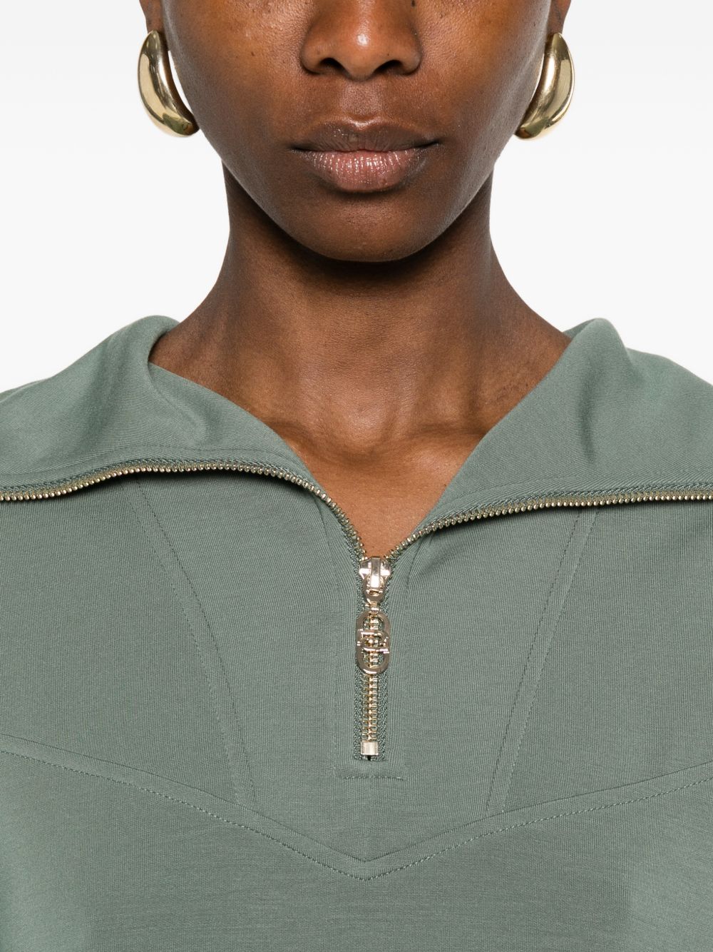 Liu Jo Dresses Green TA6223JS86976009 (LIU•JO / スウェット・フーディー ) | LIU•JO (リュー・ジョー)(4)