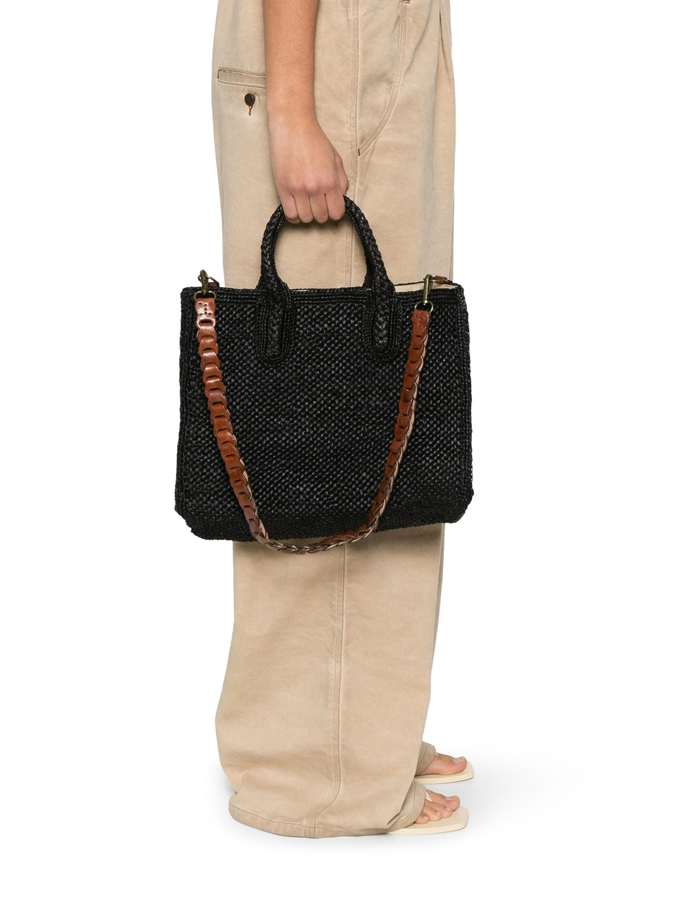 RARY RAFFIA BAG RARYBLACK (IBELIV / ハンドバッグ・ショルダーバッグ ) | IBELIV (アイビリーブ)(1)