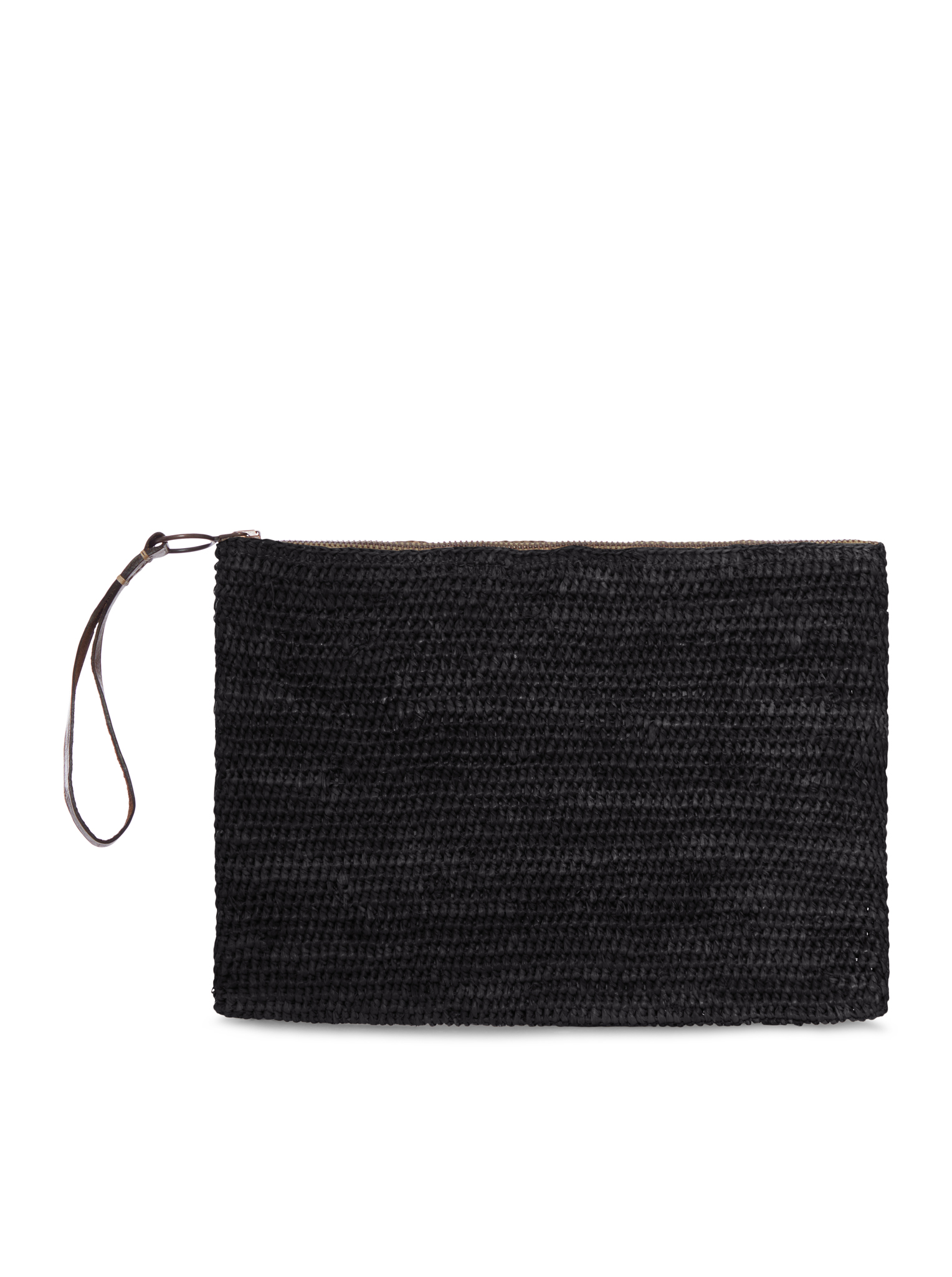 AMPY RAFFIA CLUTCH AMPYBLACK (IBELIV / クラッチバッグ・ポーチ ) | IBELIV (アイビリーブ)