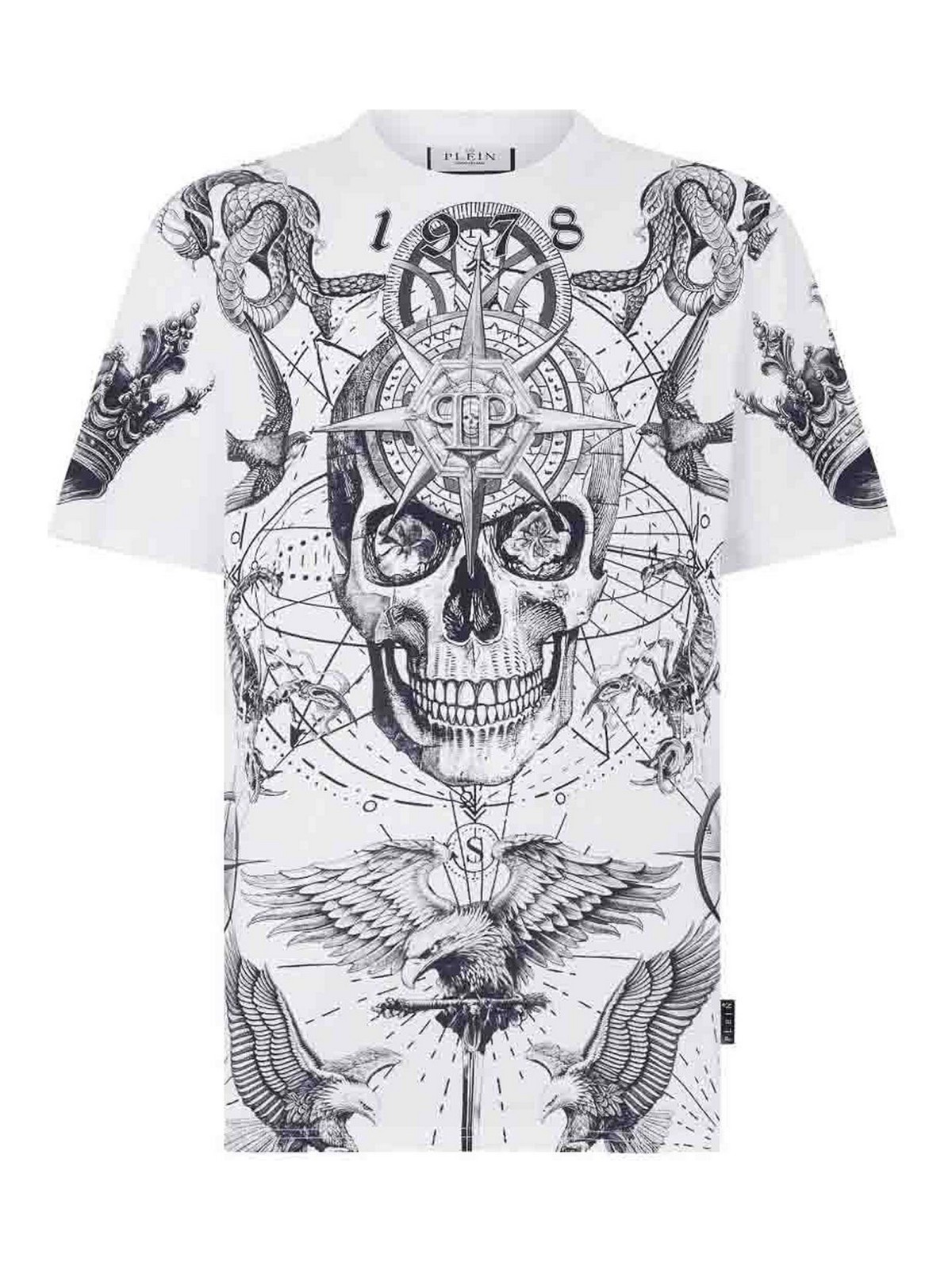 T-Shirt With Print SAFCMTK8850PJY002N01 (PHILIPP PLEIN / Tシャツ・カットソー ) | PHILIPP PLEIN (フィリップ プレイン)
