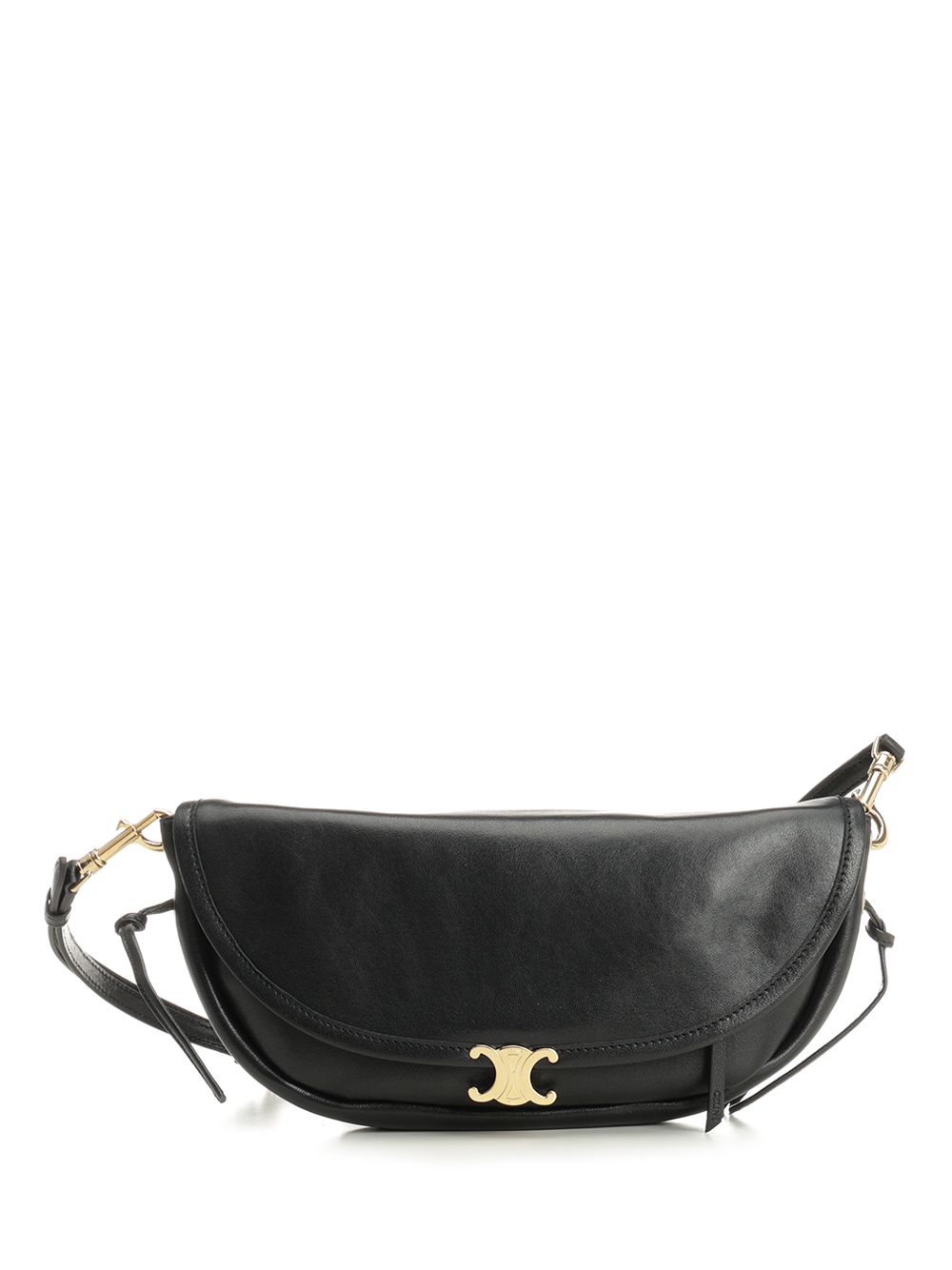 SMALL HALFMOON SOFT TRIOMPHE SUPPLE SHINY LAMBSKIN L1037377838NO (CELINE / ハンドバッグ・ショルダーバッグ ) | CELINE (セリーヌ)