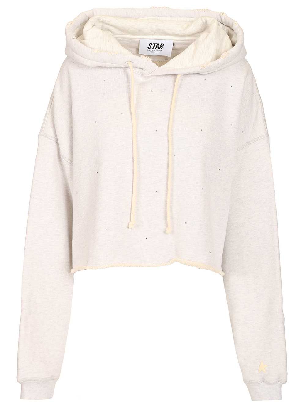 Star crop sweatshirt GWP02699P00251460665 (Golden Goose / スウェット・フーディー ) | Golden Goose (ゴールデングース)