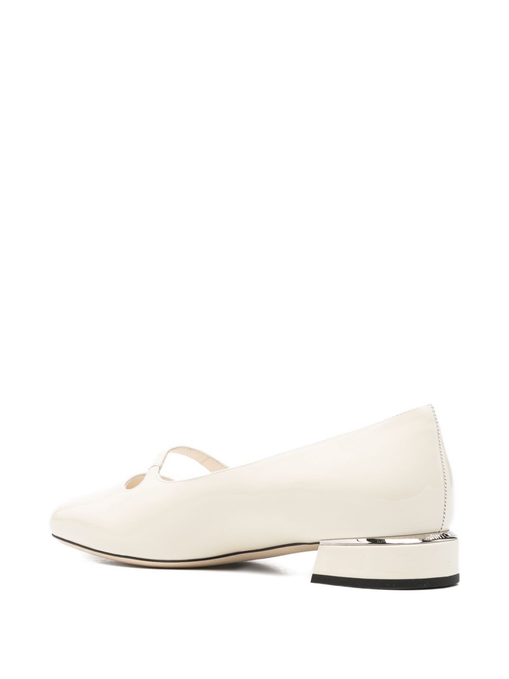 Jimmy Choo Flat shoes White ELISABALLERINAPATLATTE (JIMMY CHOO / フラットシューズ ) | JIMMY CHOO (ジミー チュウ)(2)