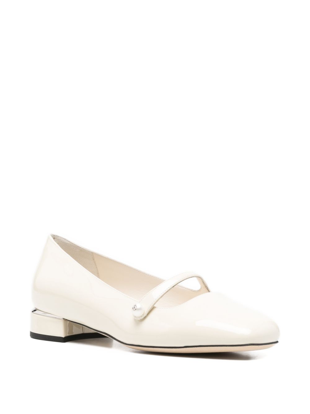 Jimmy Choo Flat shoes White ELISABALLERINAPATLATTE (JIMMY CHOO / フラットシューズ ) | JIMMY CHOO (ジミー チュウ)(3)