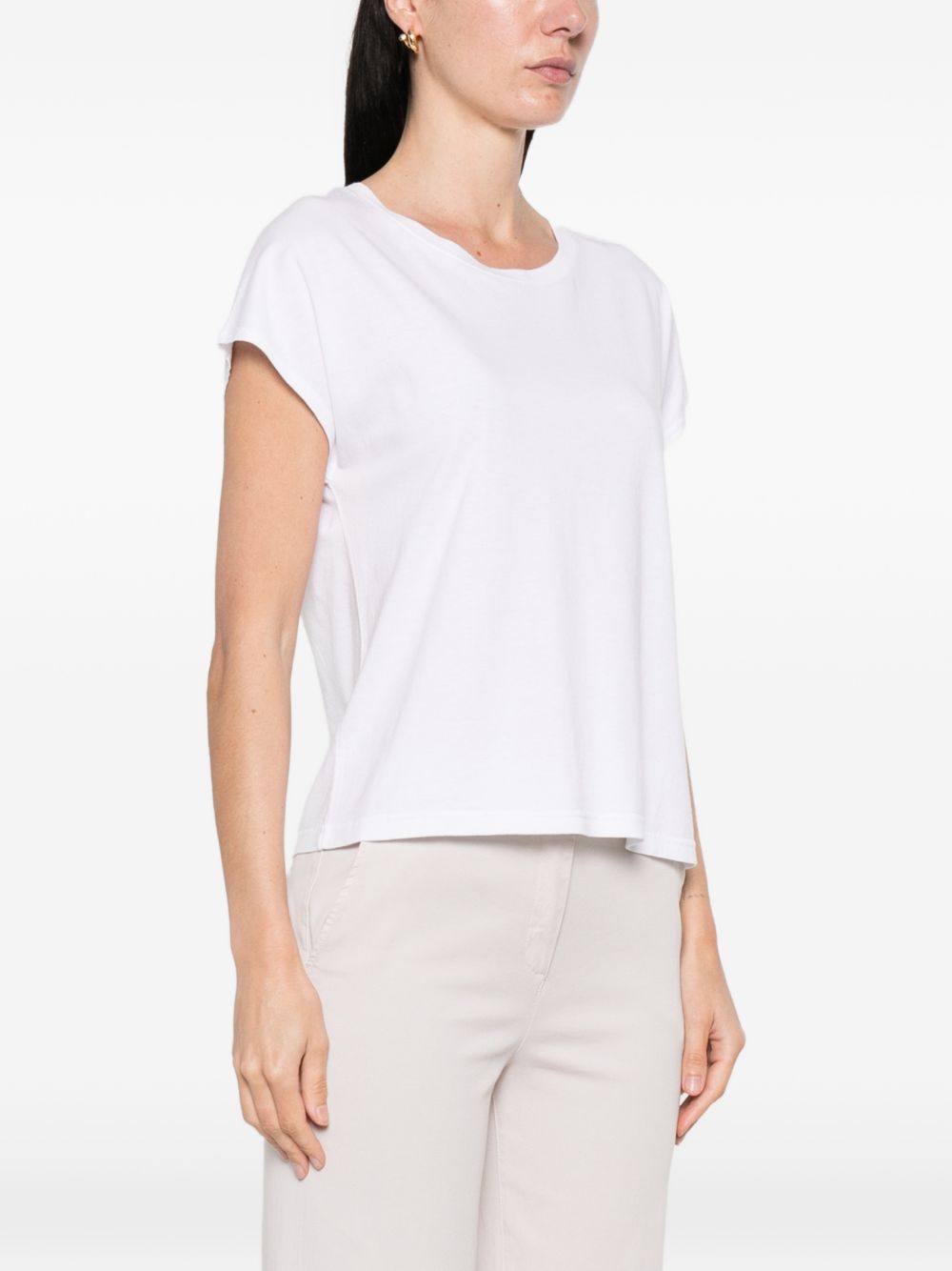 Base T-shirts and Polos WHITE D16831779201 (BASE MILANO / Tシャツ・カットソー ) | BASE MILANO (バーゼ ミラノ)(3)