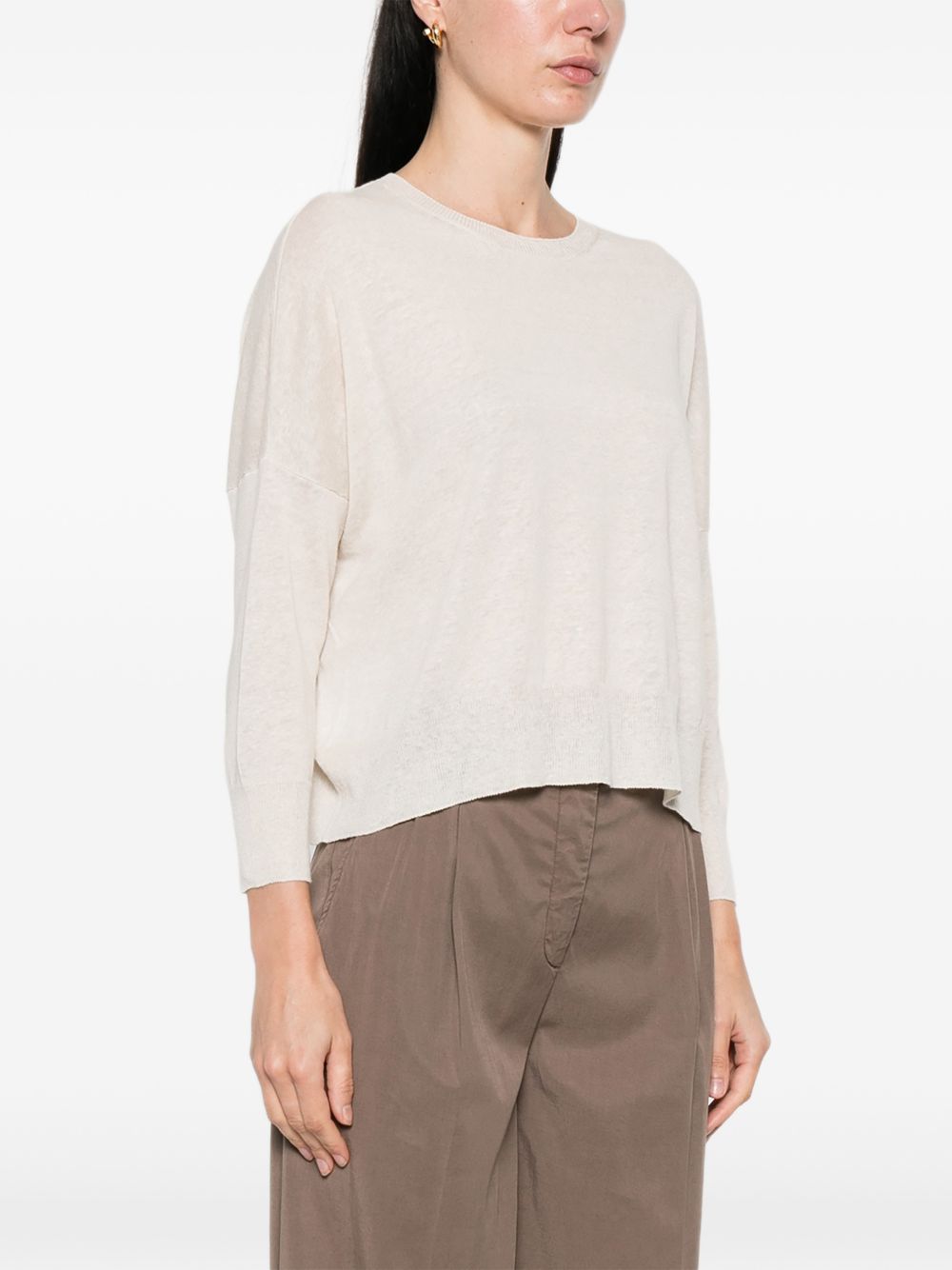 Base Sweaters BEIGE B7723322118 (BASE MILANO / ニット・セーター・カーディガン ) | BASE MILANO (バーゼ ミラノ)(4)