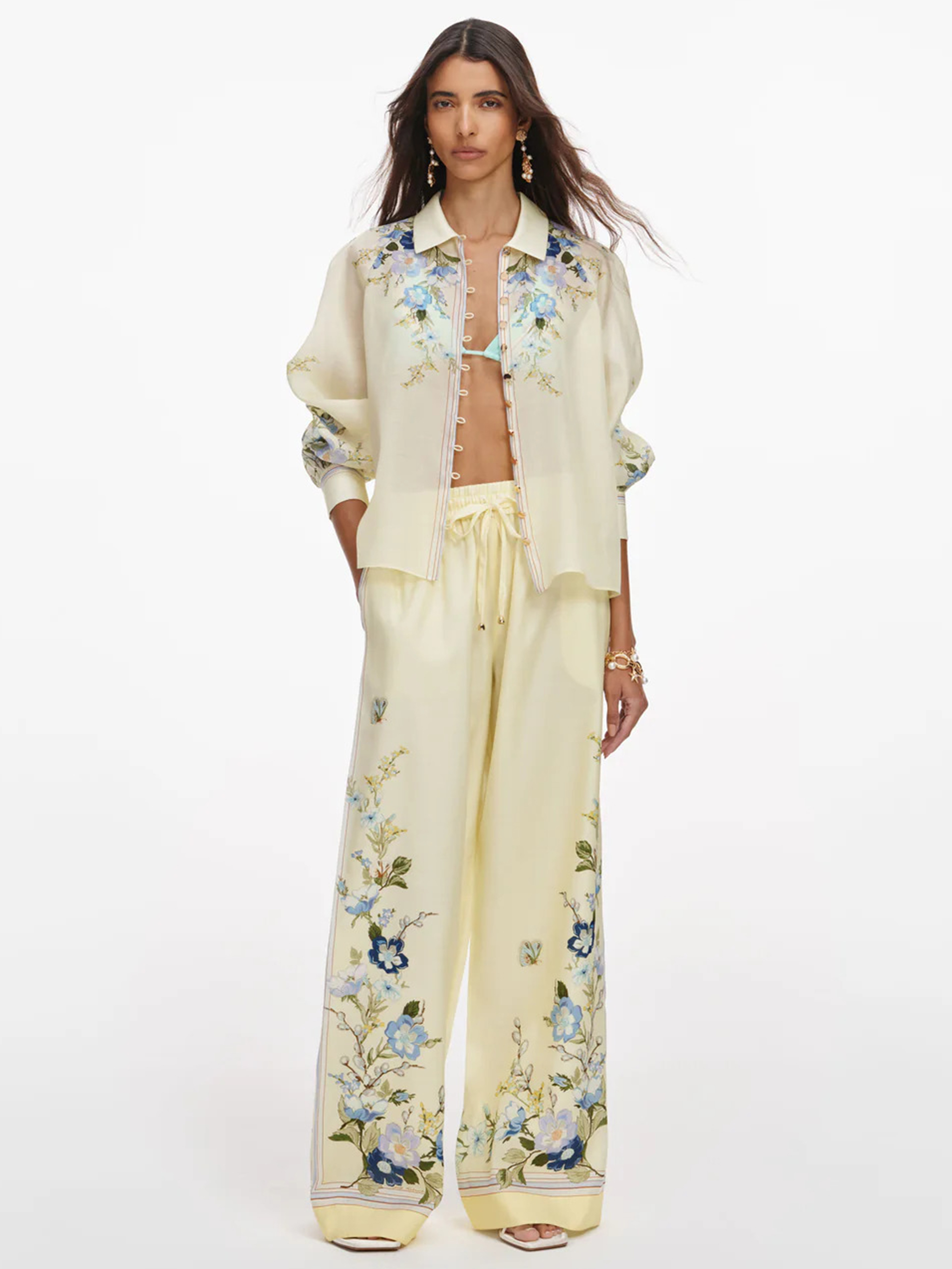 SELF PORTRAIT Shirts Yellow AC26027TYYELLOW (self-portrait / シャツ・ブラウス ) | self-portrait (セルフ・ポートレイト)(4)