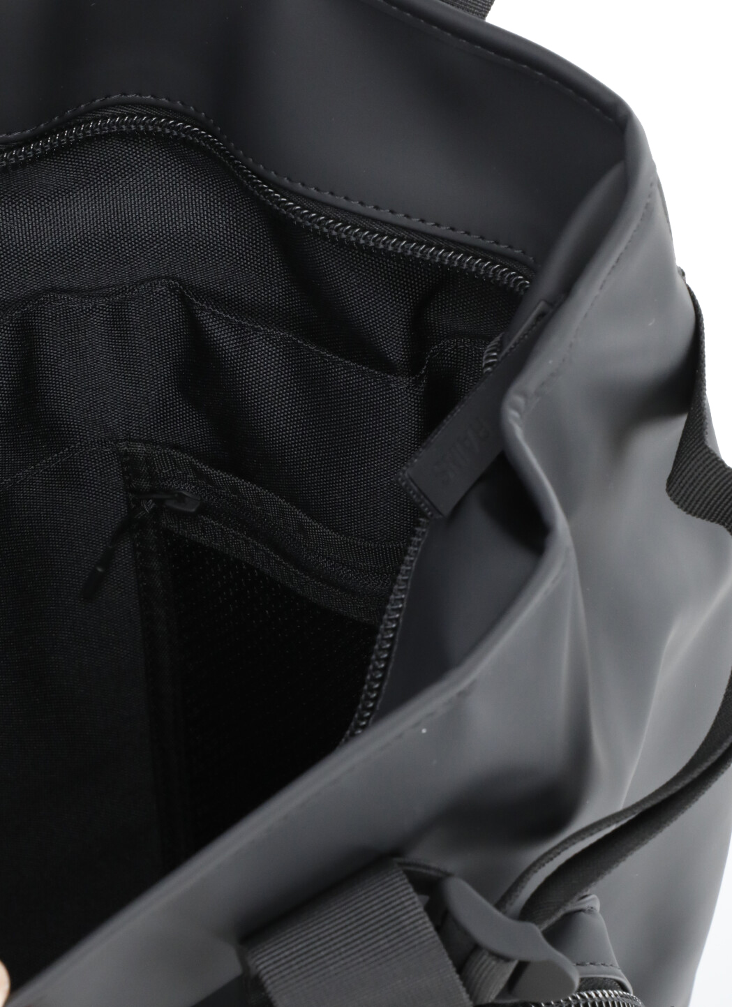 Rains Bags.. Black RA14240TEXELTOTEBACKPACKBLA (RAINS / バックパック ) | RAINS (レインズ)(4)