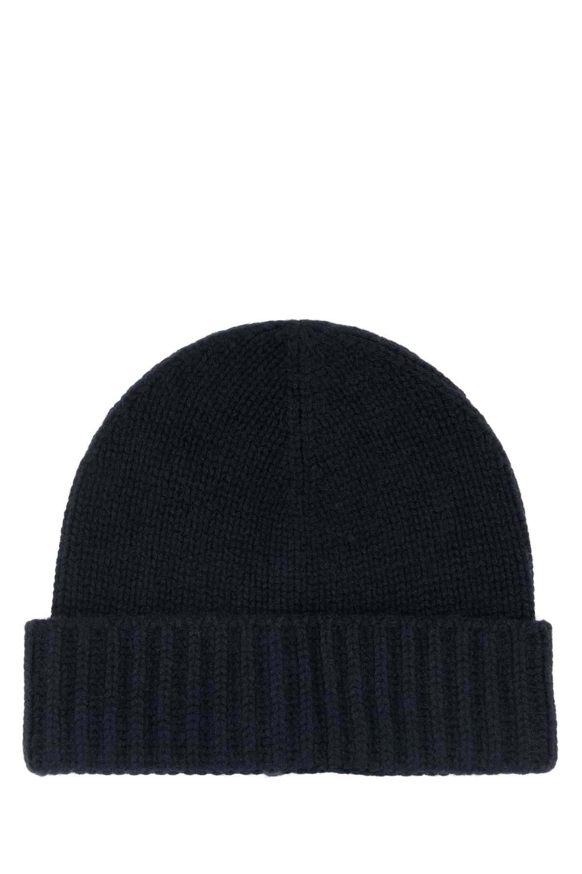 Navy blue cashmere beanie hat BERETCWSBELUGA (MooRER / 帽子 ) | MooRER (ムーレー)