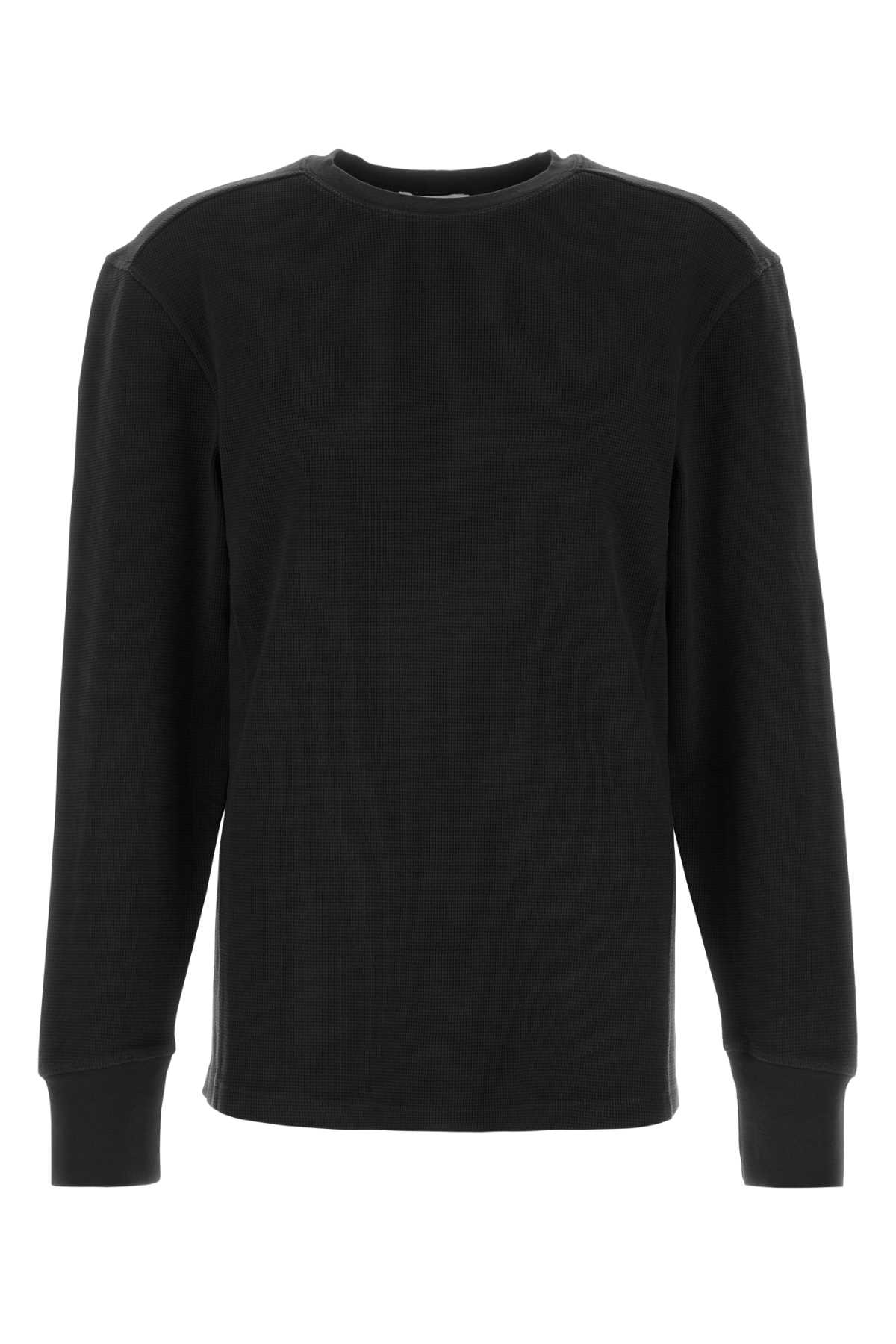 Black cotton t-shirt ESSS26TO040120015 (entire studios / Tシャツ・カットソー ) | entire studios (エンタイア スタジオ)