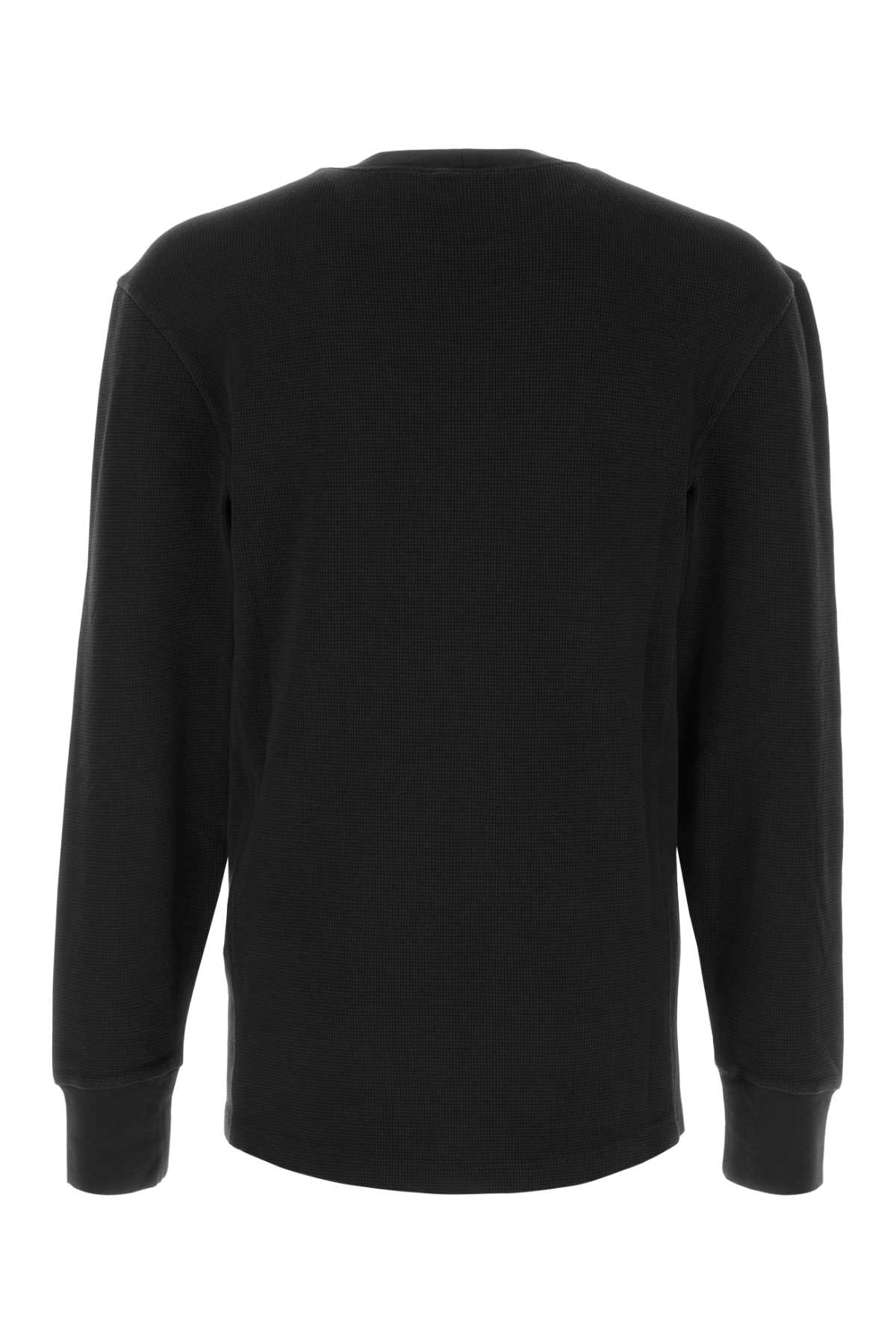 Black cotton t-shirt ESSS26TO040120015 (entire studios / Tシャツ・カットソー ) | entire studios (エンタイア スタジオ)(1)