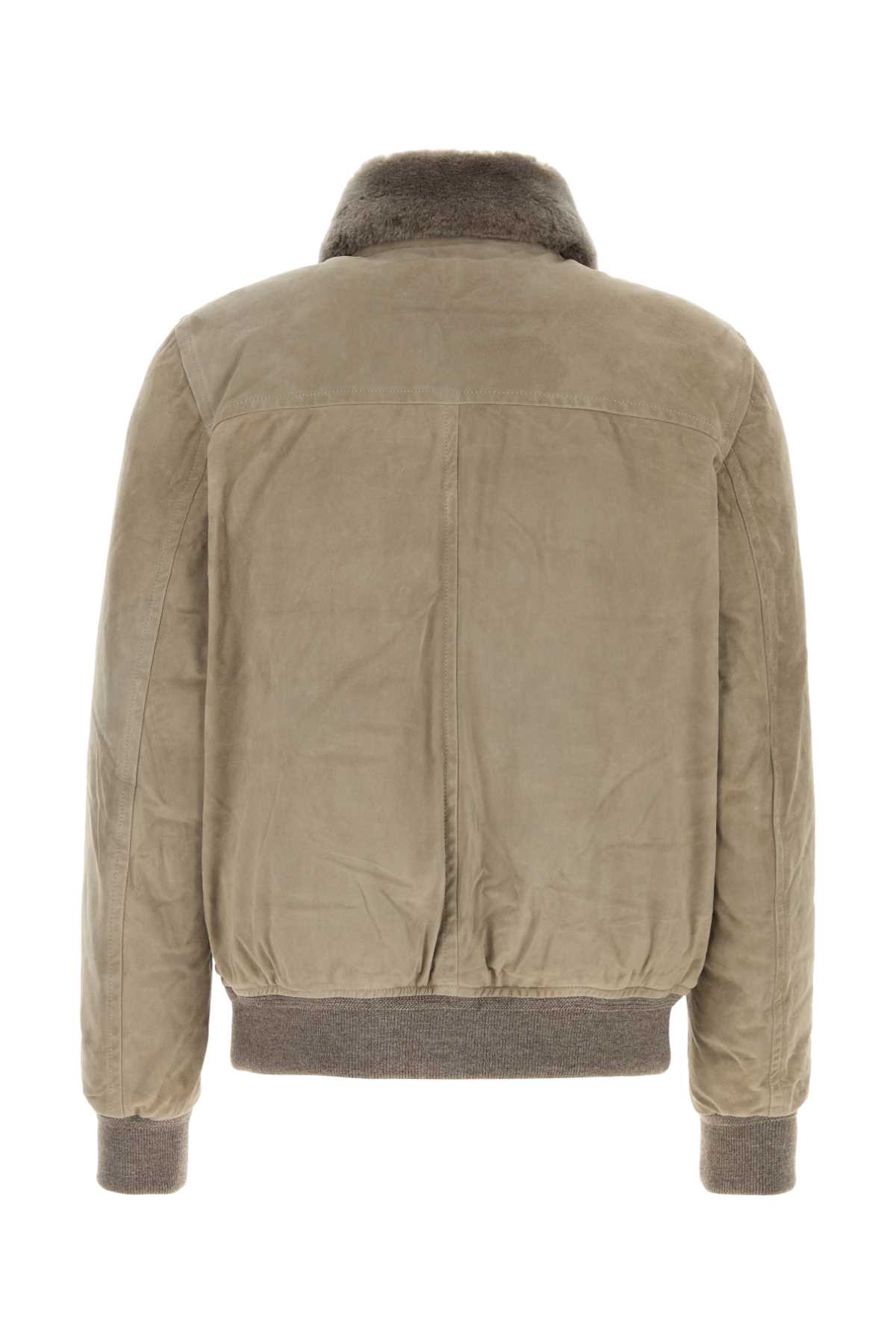 Dove grey suede Antenore dow jacket ANTENOREURTORTORA (MooRER / カジュアルジャケット ) | MooRER (ムーレー)(1)