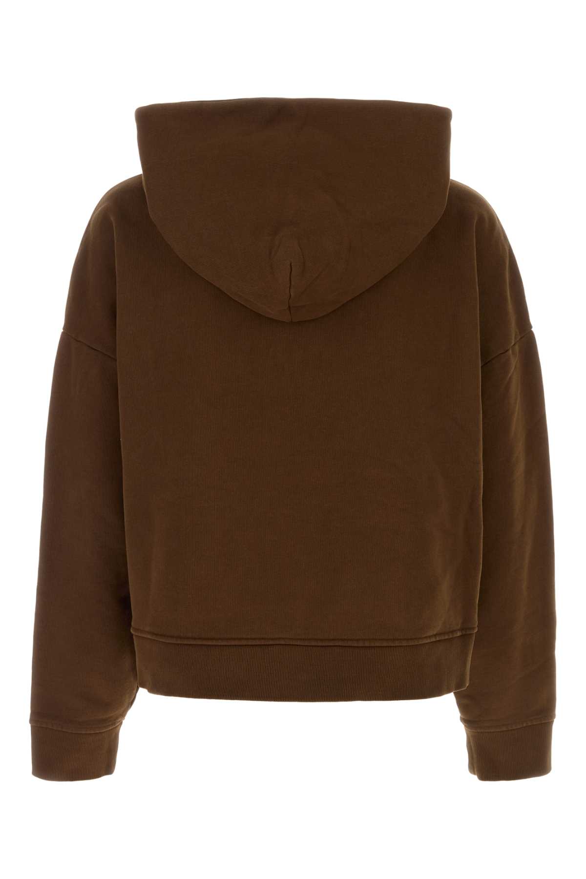 Chocolate cotton oversize sweatshirt ESSS26HO040126235 (entire studios / スウェット・フーディー ) | entire studios (エンタイア スタジオ)(1)
