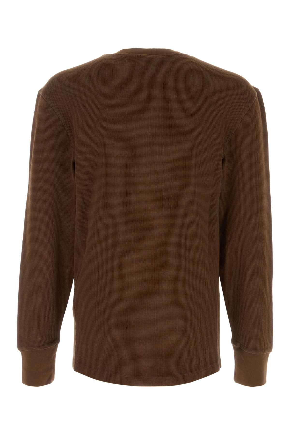 Chocolate cotton t-shirt ESSS26TO040126235 (entire studios / Tシャツ・カットソー ) | entire studios (エンタイア スタジオ)(1)