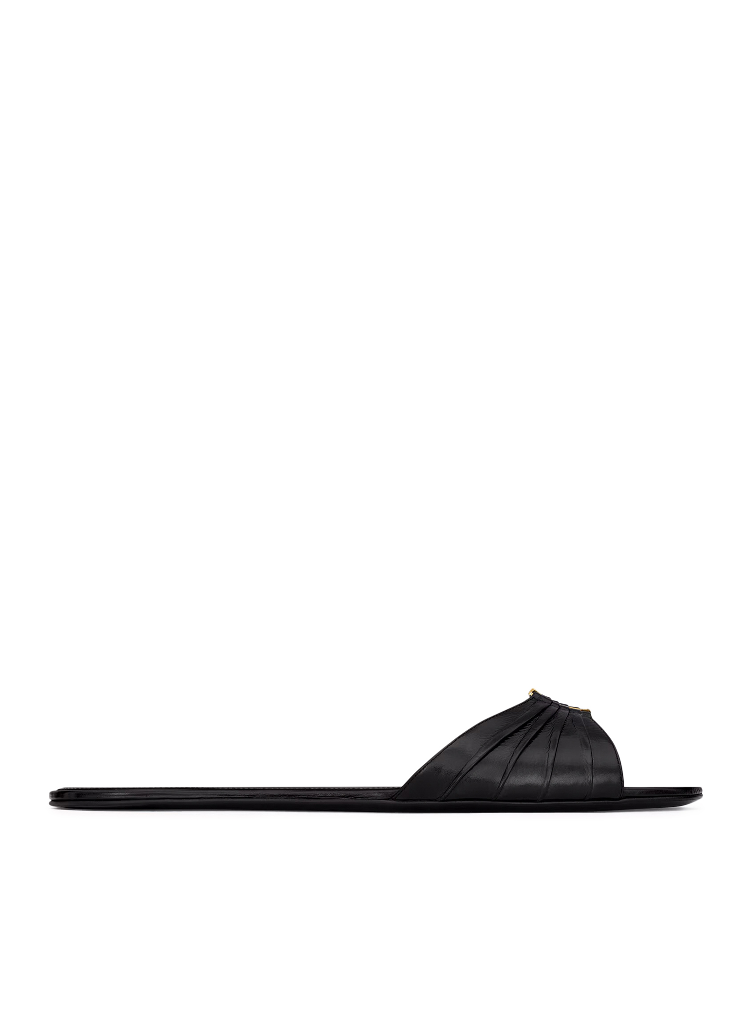 BABYLONE SLIDES IN SMOOTH LEATHER 869658AAEHF1000 (Saint Laurent / サンダル ) | Saint Laurent (サンローラン)