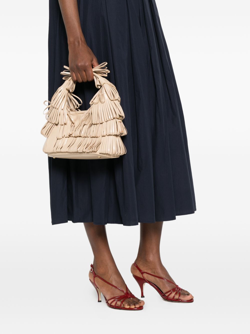 LA MILANESA Bags.. Cream CAPSPAPANNA (La MILANESA / ハンドバッグ・ショルダーバッグ ) | La MILANESA (ラミラネサ)(1)