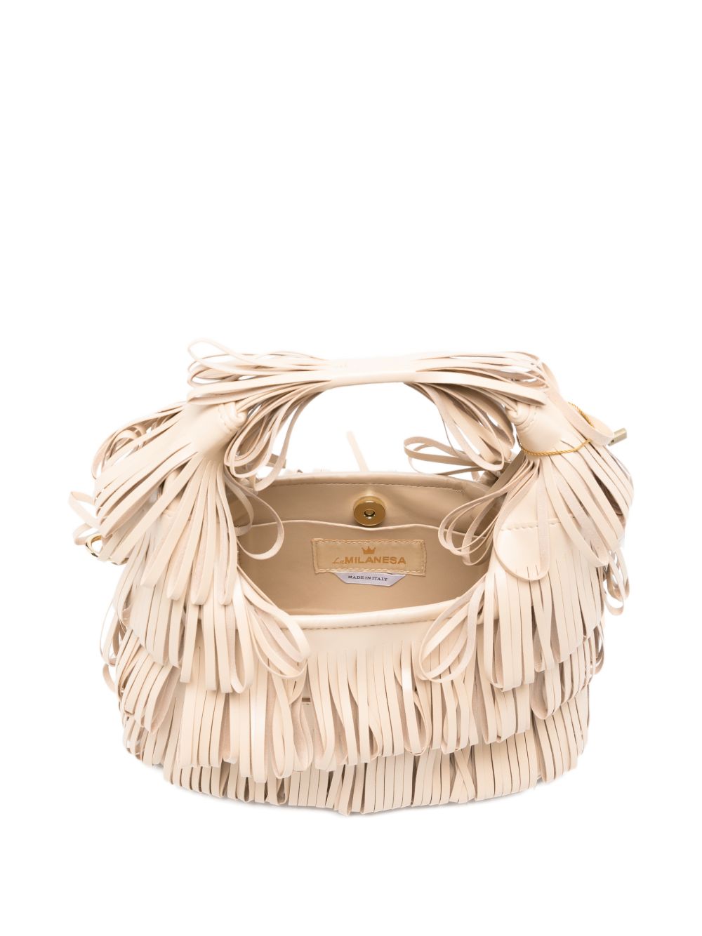 LA MILANESA Bags.. Cream CAPSPAPANNA (La MILANESA / ハンドバッグ・ショルダーバッグ ) | La MILANESA (ラミラネサ)(2)