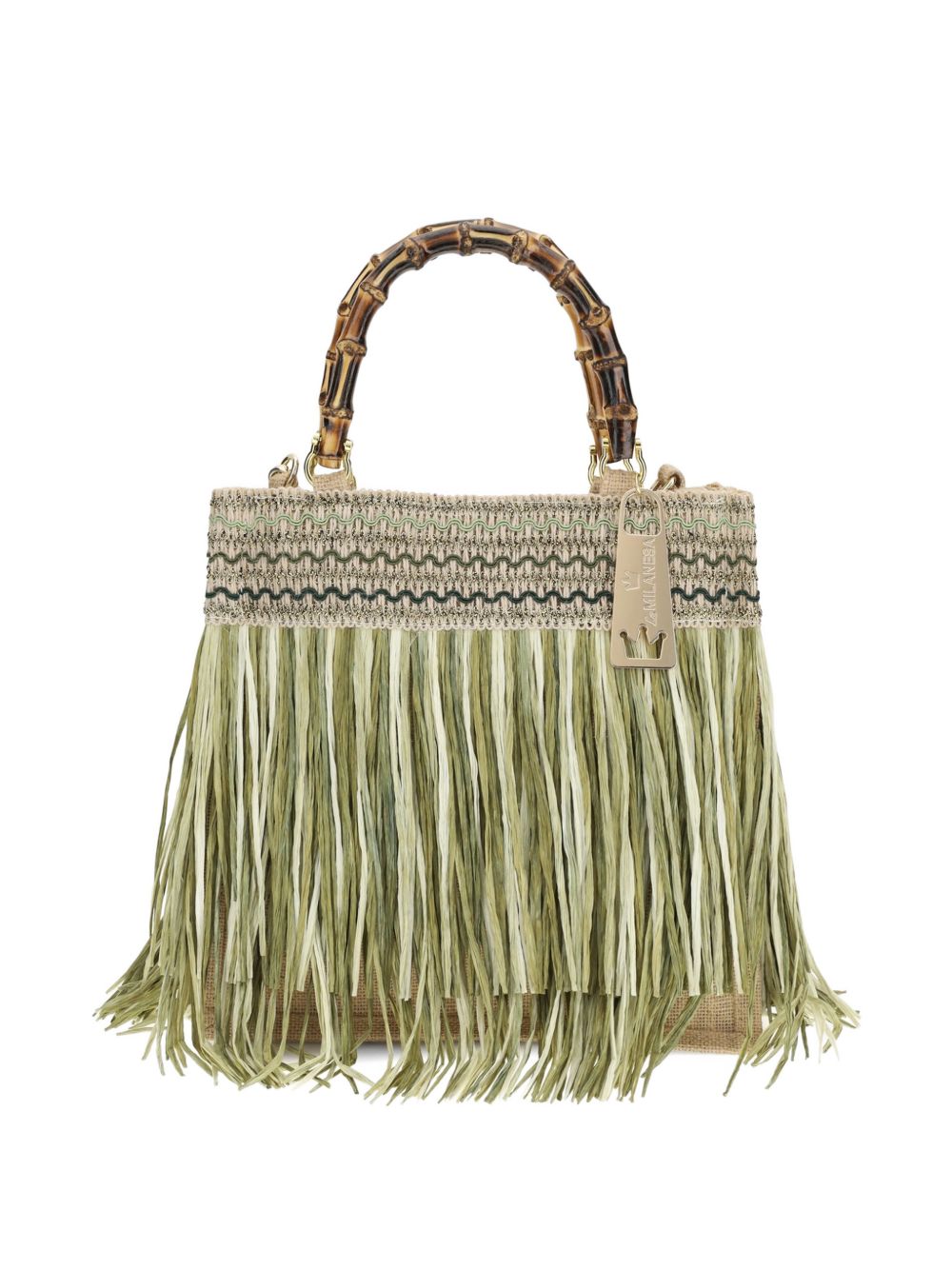 LA MILANESA Bags.. Green CALLAMVVERDE (La MILANESA / ハンドバッグ・ショルダーバッグ ) | La MILANESA (ラミラネサ)(1)