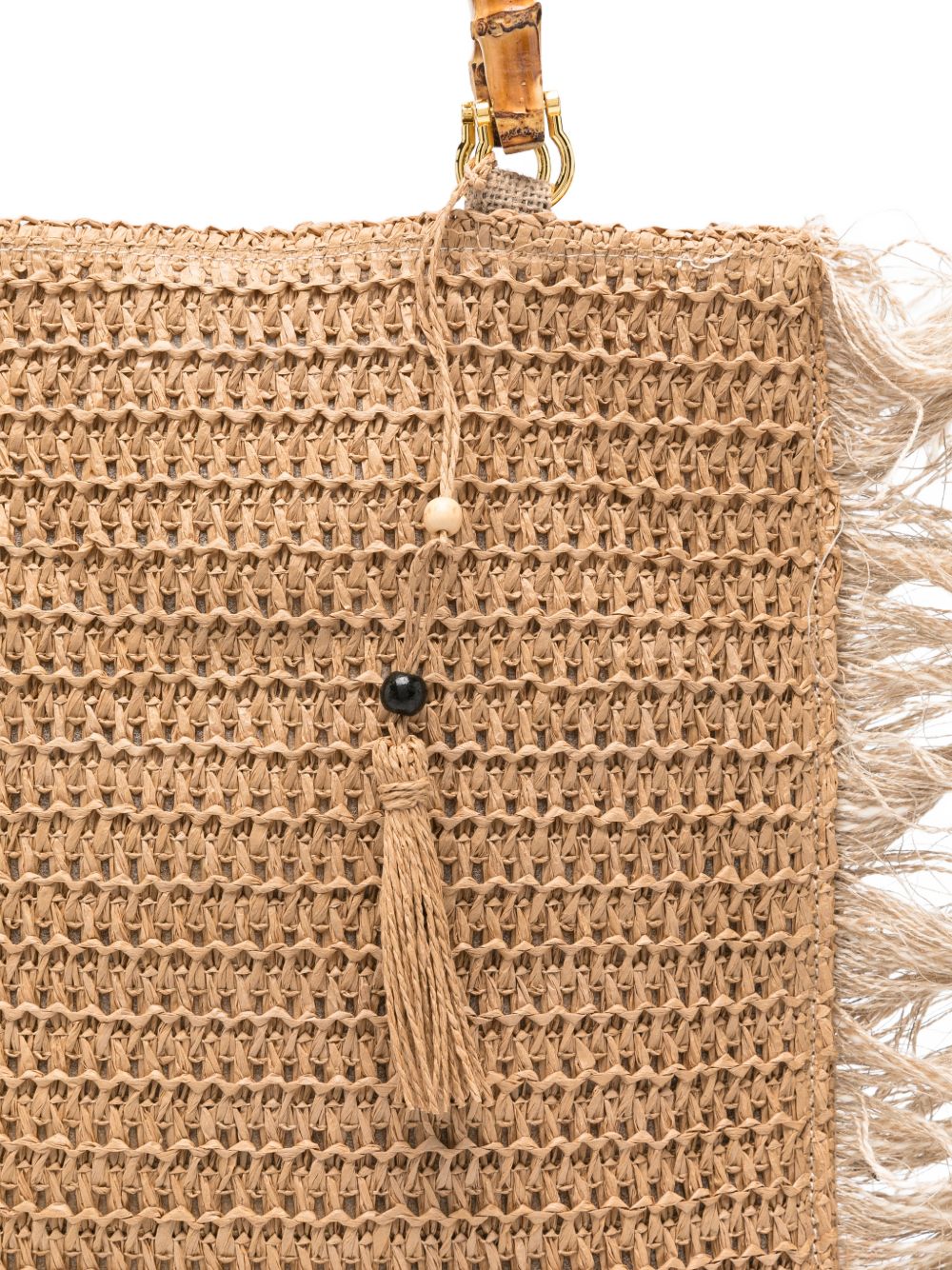 LA MILANESA Bags.. Beige ZAHRA (La MILANESA / ハンドバッグ・ショルダーバッグ ) | La MILANESA (ラミラネサ)(4)