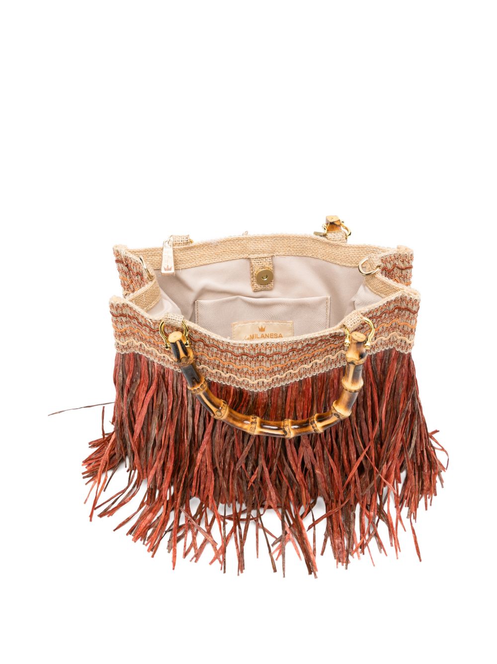 LA MILANESA Bags.. Bordeaux CALLAMRRUGGINE (La MILANESA / ハンドバッグ・ショルダーバッグ ) | La MILANESA (ラミラネサ)(2)