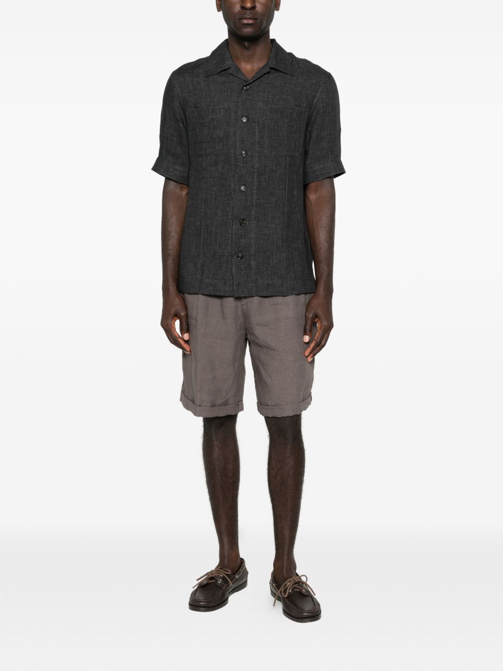 Brunello Cucinelli Shirts Anthracite MF6300619C046 (Brunello Cucinelli / シャツ・ブラウス ) | Brunello Cucinelli (ブルネロ・クチネリ)(3)