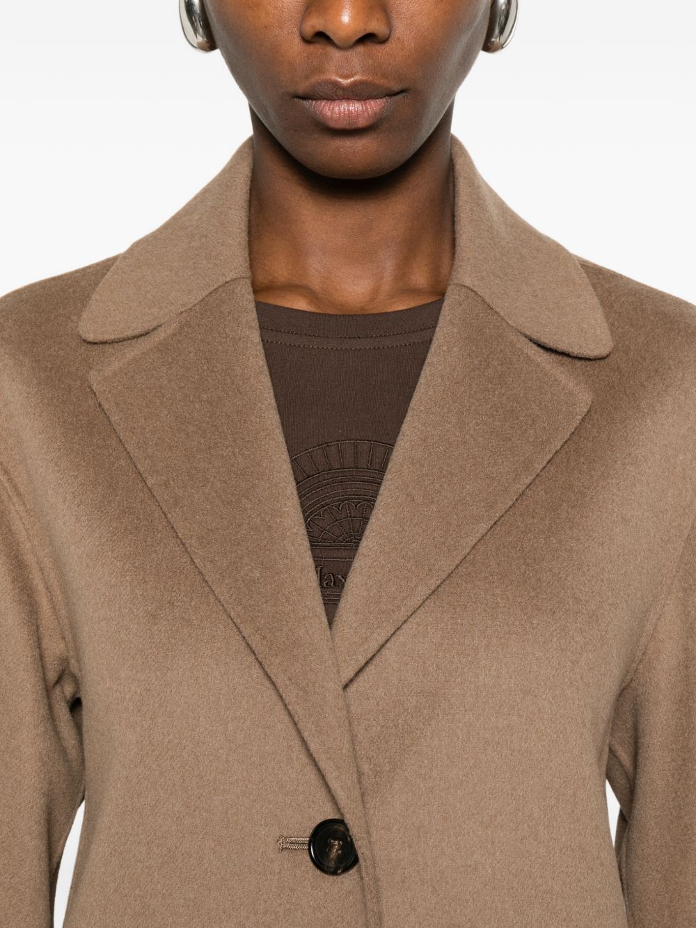 S Max Mara Jackets Camel 2619041011600SMMELFI098 (S MAX MARA / ブレザー・ジャケット ) | S MAX MARA (エス マックスマーラ)(4)