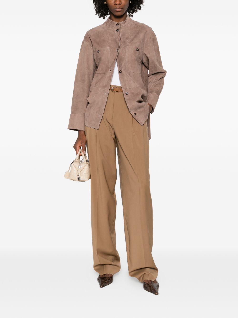 S Max Mara Jackets Camel 2619441021600SMMELODIA001 (S MAX MARA / レザー&ファージャケット・コート ) | S MAX MARA (エス マックスマーラ)(5)