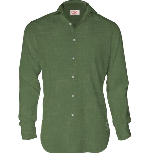 Saint Barth Shirts Green PAMPLONA00144LLINEN52 (MC2 SAINT BARTH / シャツ・ブラウス ) | MC2 SAINT BARTH (エムシーツーセイントバース)(1)