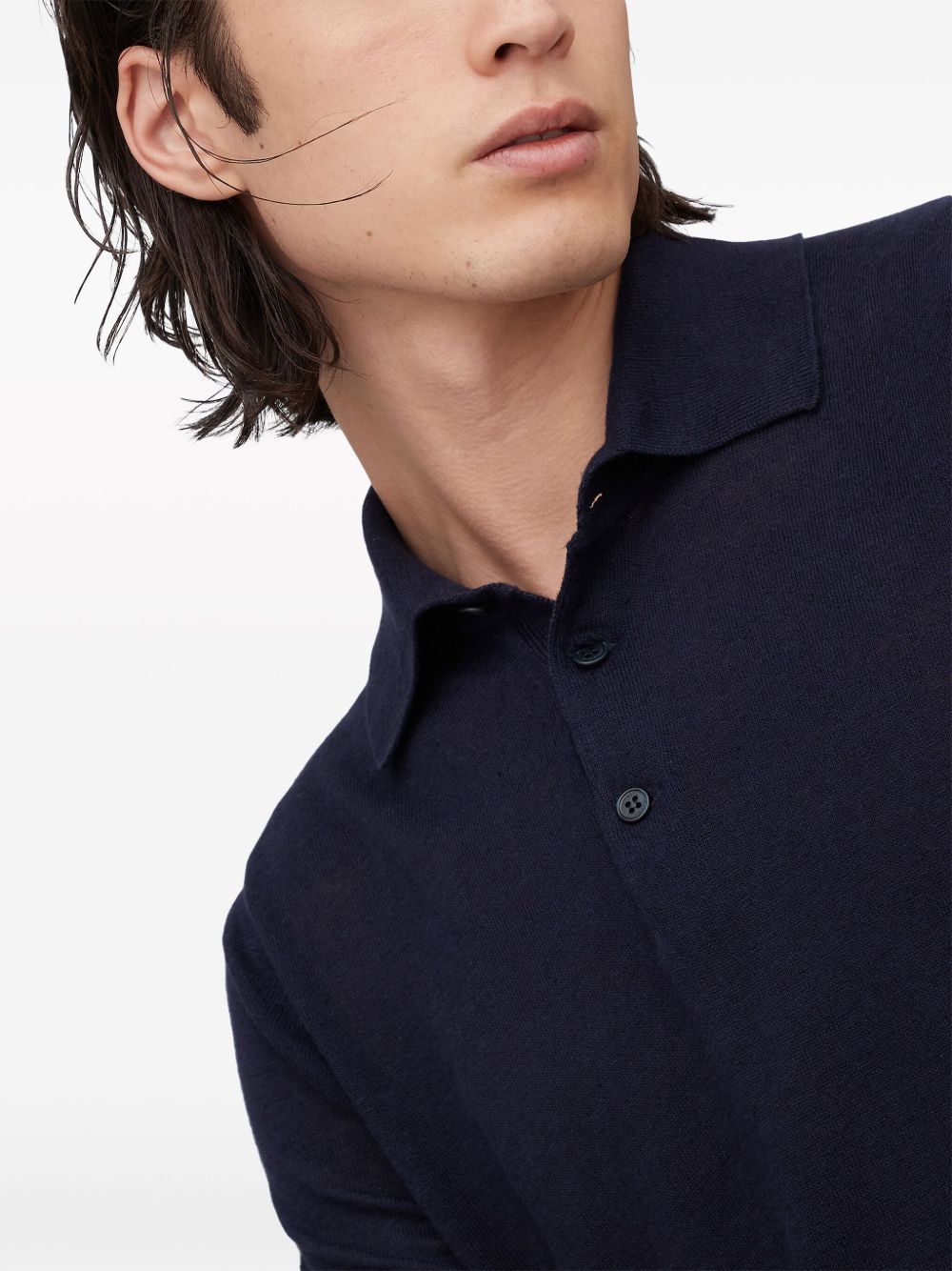 Brunello Cucinelli T-shirts and Polos Blue M2L00315C2425 (Brunello Cucinelli / ポロシャツ ) | Brunello Cucinelli (ブルネロ・クチネリ)(3)