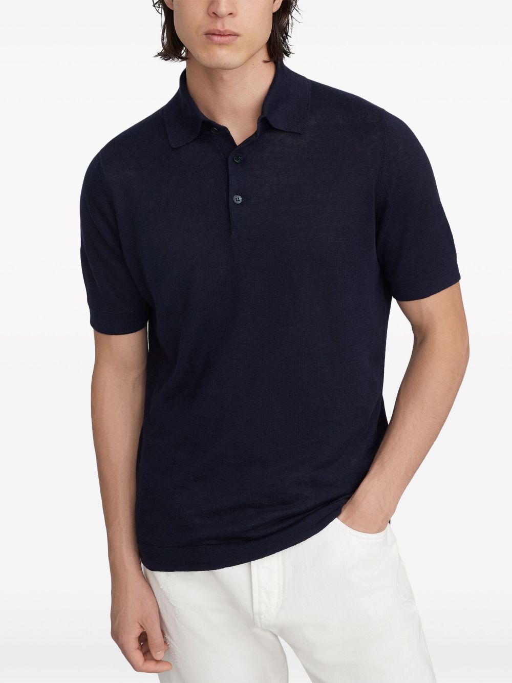 Brunello Cucinelli T-shirts and Polos Blue M2L00315C2425 (Brunello Cucinelli / ポロシャツ ) | Brunello Cucinelli (ブルネロ・クチネリ)(5)