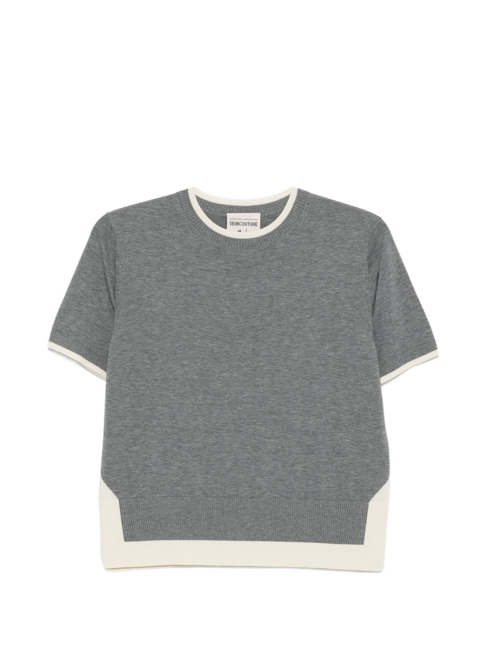 Semicouture Sweaters Grey Y6SA24LEYAA10X (SEMICOUTURE / ニット・セーター・カーディガン ) | SEMICOUTURE (セミクチュール)