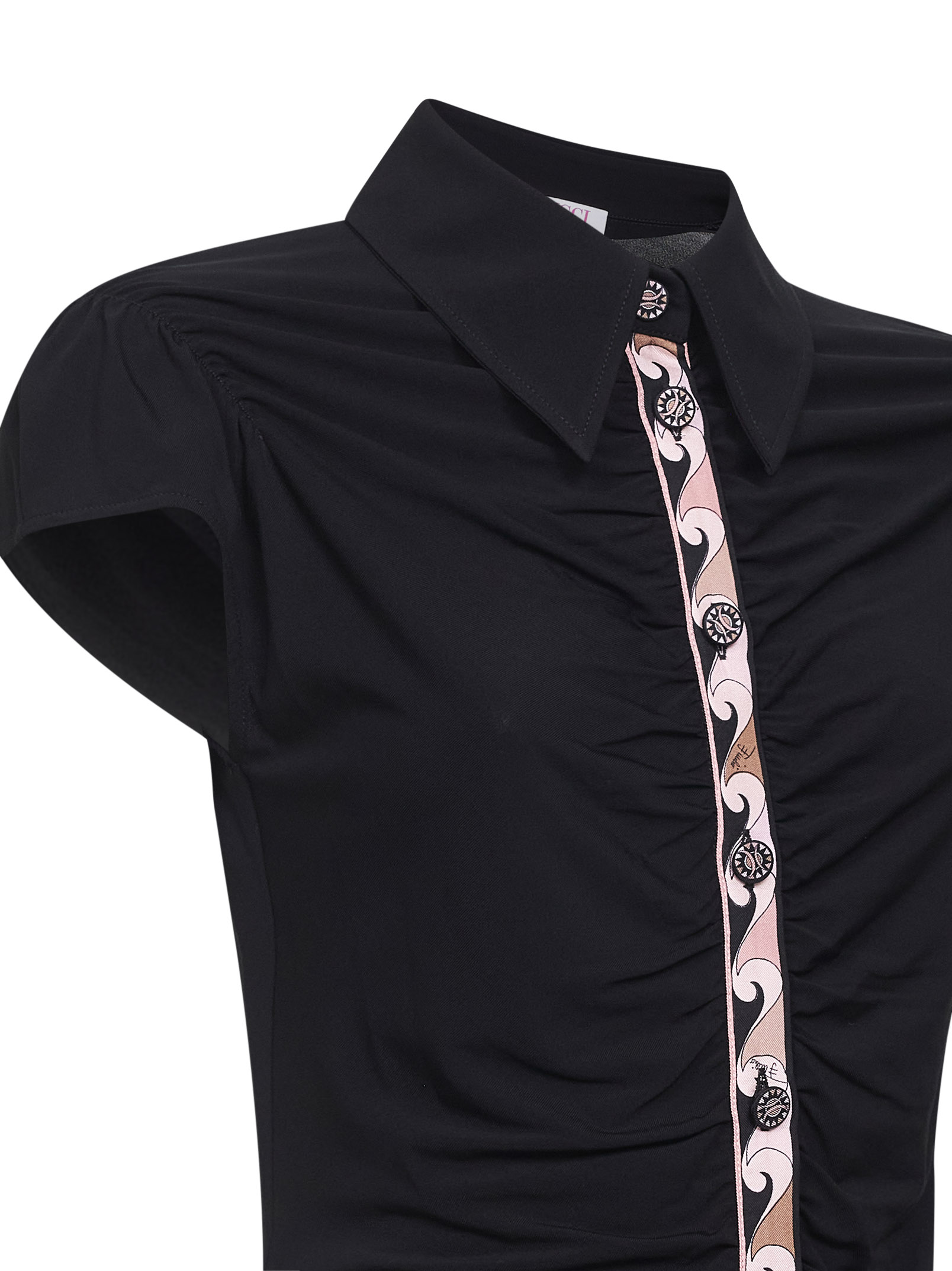 Pucci Shirts Black 6HJJ016H621999 (Emilio Pucci / シャツ・ブラウス ) | Emilio Pucci (エミリオプッチ)(2)