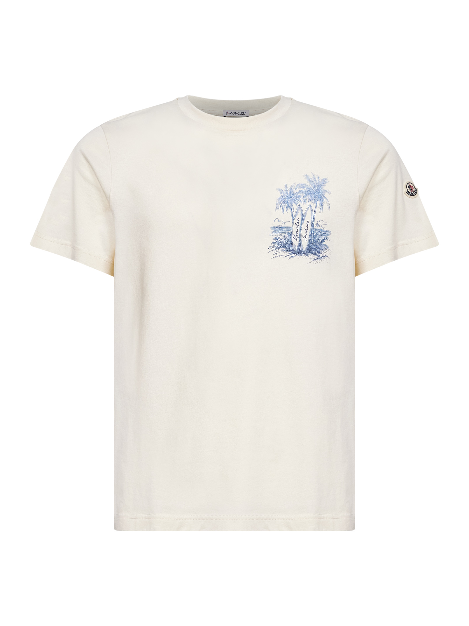 Moncler T-shirts and Polos White L10918C0007289B8Q060 (Moncler / Tシャツ・カットソー ) | Moncler (モンクレール)