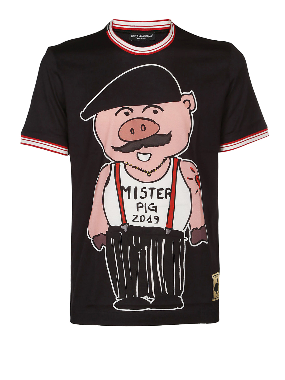 Siciliano Pig T-shirt G8IR4THH7E4HNW60 (Dolce & Gabbana / Tシャツ・カットソー ) | Dolce & Gabbana (ドルチェガッバーナ)