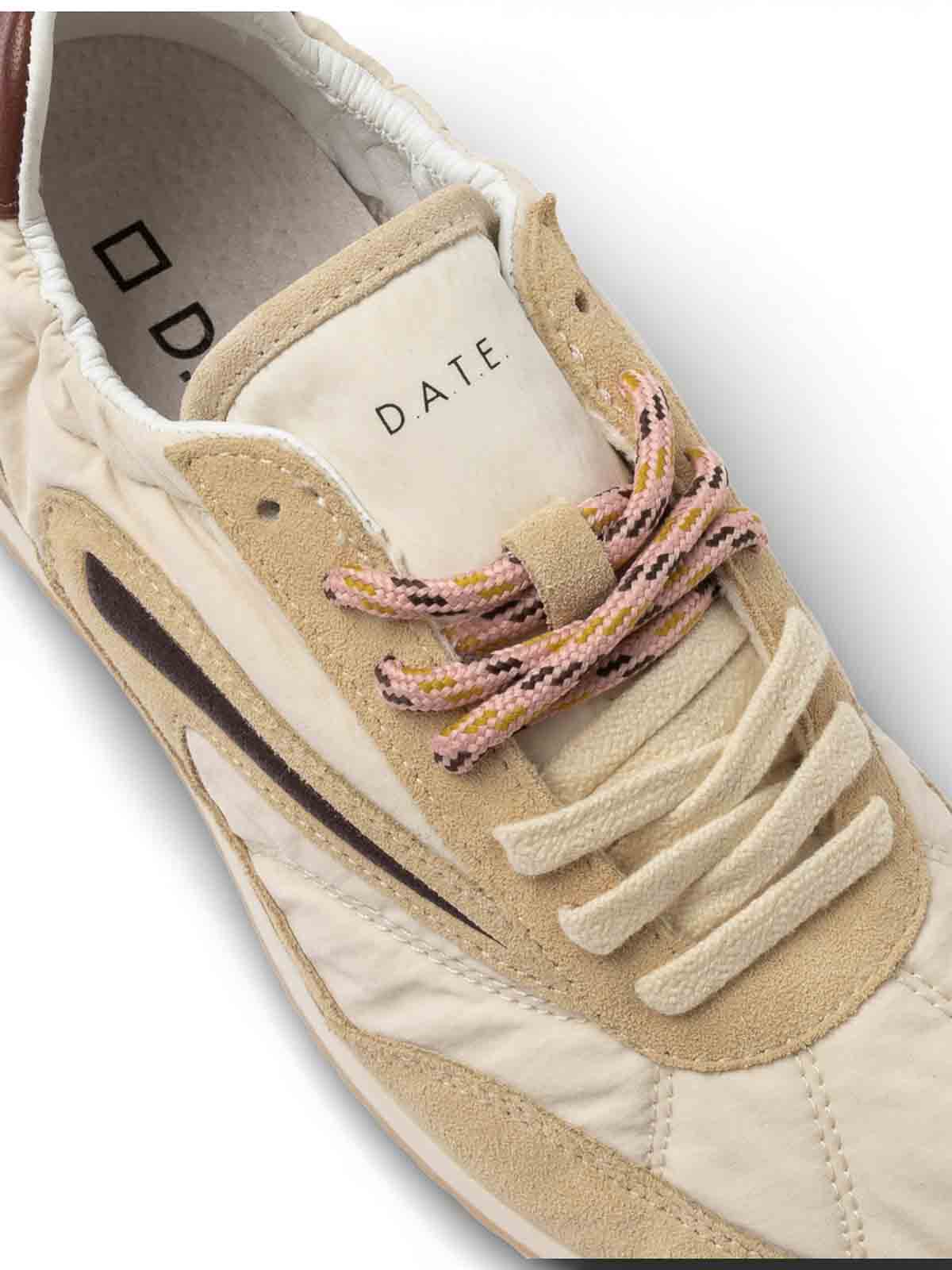 Beige sneakers W441ABCOIVUNI (D.A.T.E. / スニーカー ) | D.A.T.E. (デイト)(3)