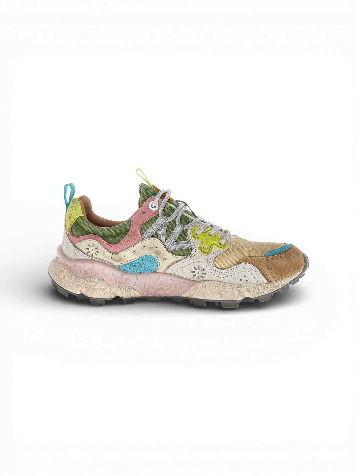 Beige sneakers 202E14 (Flower MOUNTAIN / スニーカー ) | Flower MOUNTAIN (フラワーマウンテン)(2)