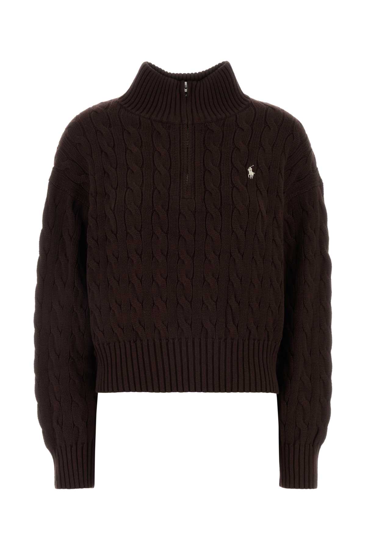 Chocolate cotton sweater 211963467505 (Polo Ralph Lauren / ニット・セーター・カーディガン ) | Polo Ralph Lauren (ポロ ラルフ ローレン)