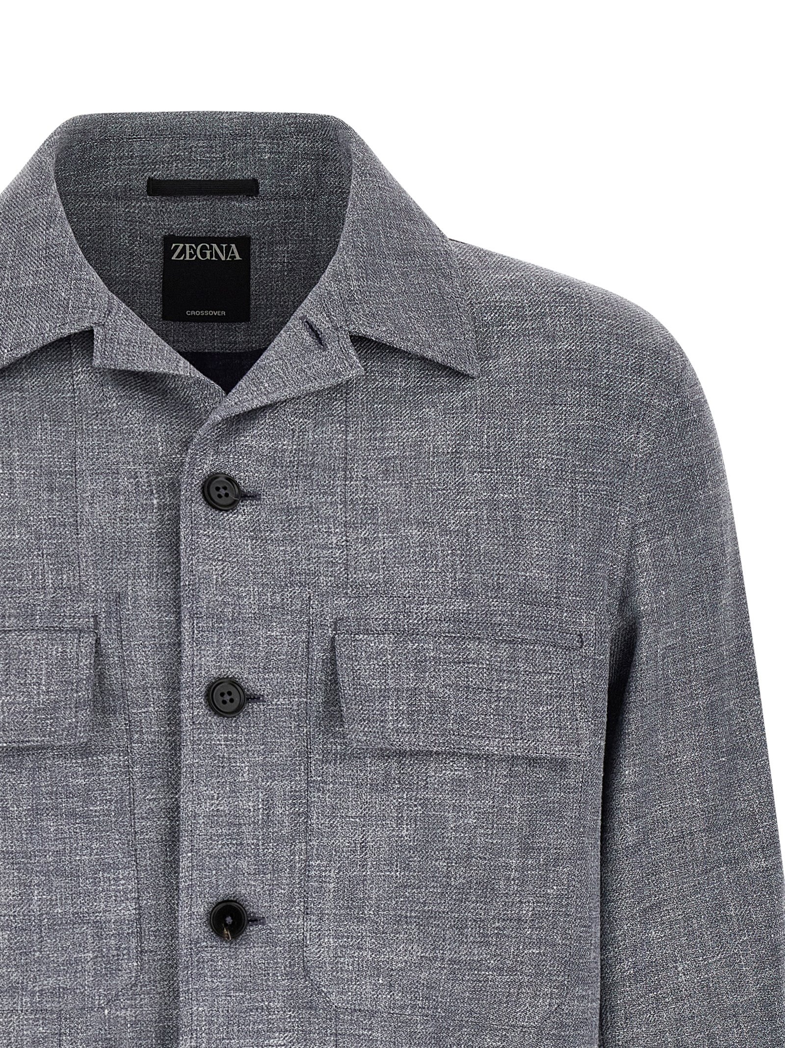 'Crossover' overshirt UHV22A3SOT6B422 (ZEGNA / シャツ・ブラウス ) | ZEGNA (ゼニア)(2)
