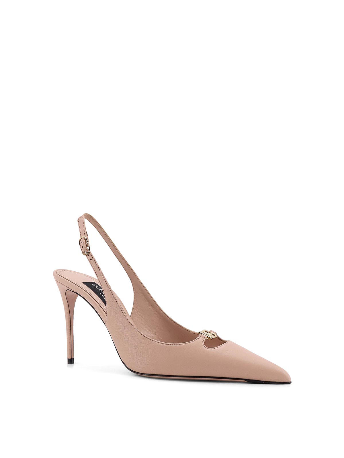 Leather pumps with metal DG logo CG1022A195380095 (Dolce & Gabbana / パンプス・ハイヒール ) | Dolce & Gabbana (ドルチェガッバーナ)(1)