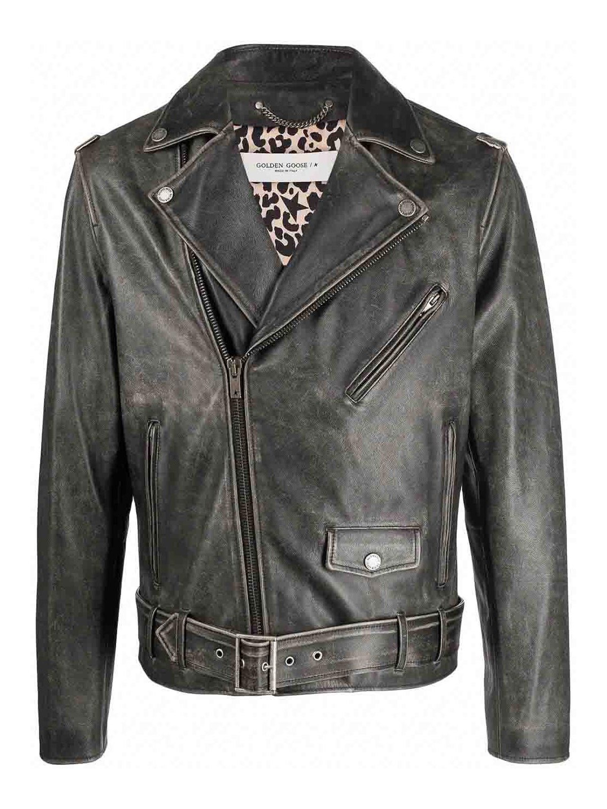 Biker jacket GMP00297P0064790100 (Golden Goose / レザー&ファージャケット・コート ) | Golden Goose (ゴールデングース)
