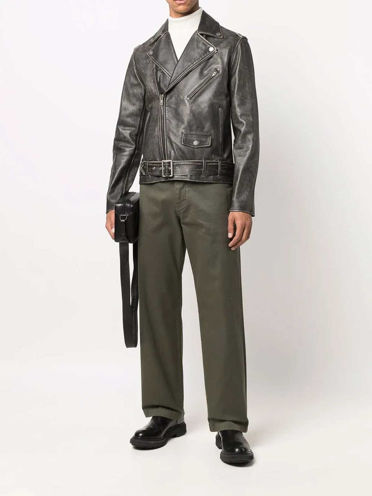 Biker jacket GMP00297P0064790100 (Golden Goose / レザー&ファージャケット・コート ) | Golden Goose (ゴールデングース)(1)